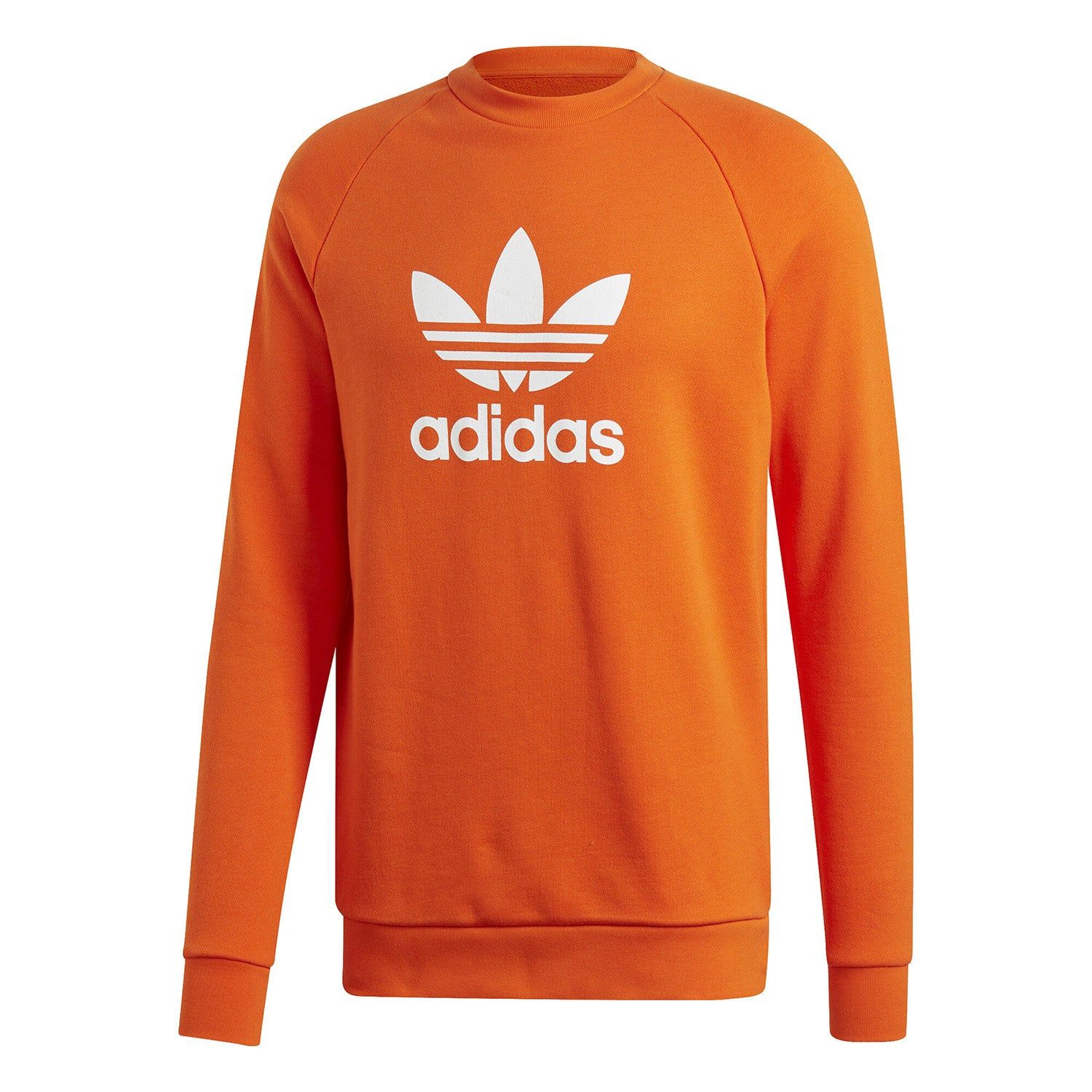 adidas Originals Trefoil Crew Sweathirt - Orange - ViaductClothing -  -  