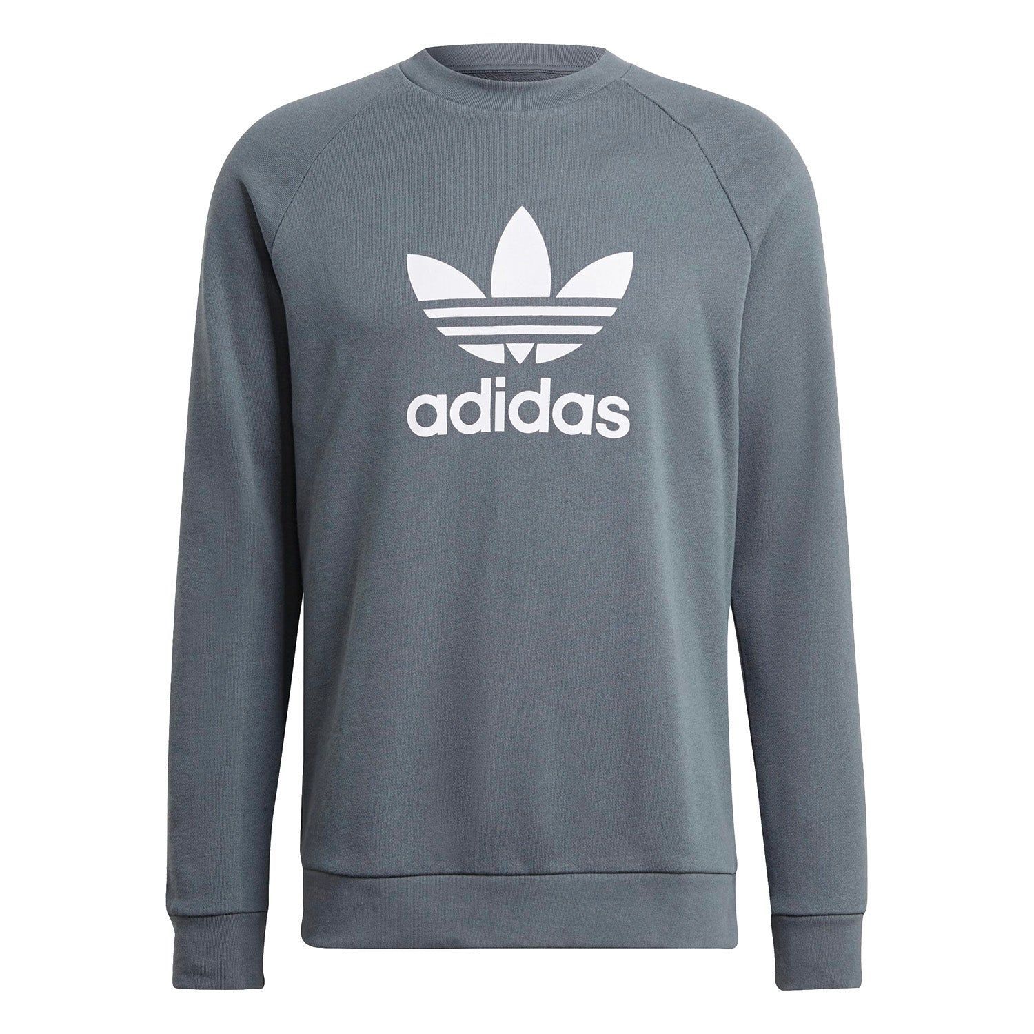 adidas  Originals Trefoil Crew Sweatshirt - Blue Oxide - ViaductClothing -  -  