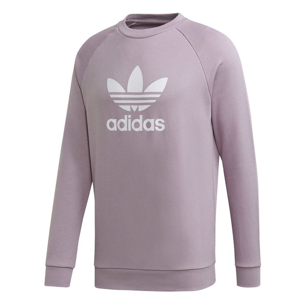 adidas Originals Trefoil Crew Sweatshirt - Soft Lilac - ViaductClothing -  -  