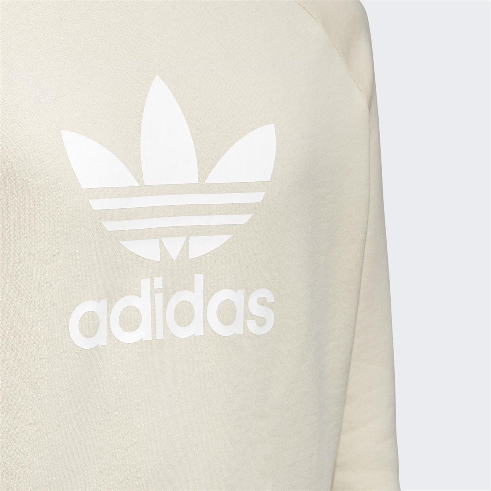 adidas Originals Trefoil Crewneck Sweatshirt - Beige - ViaductClothing -  -  