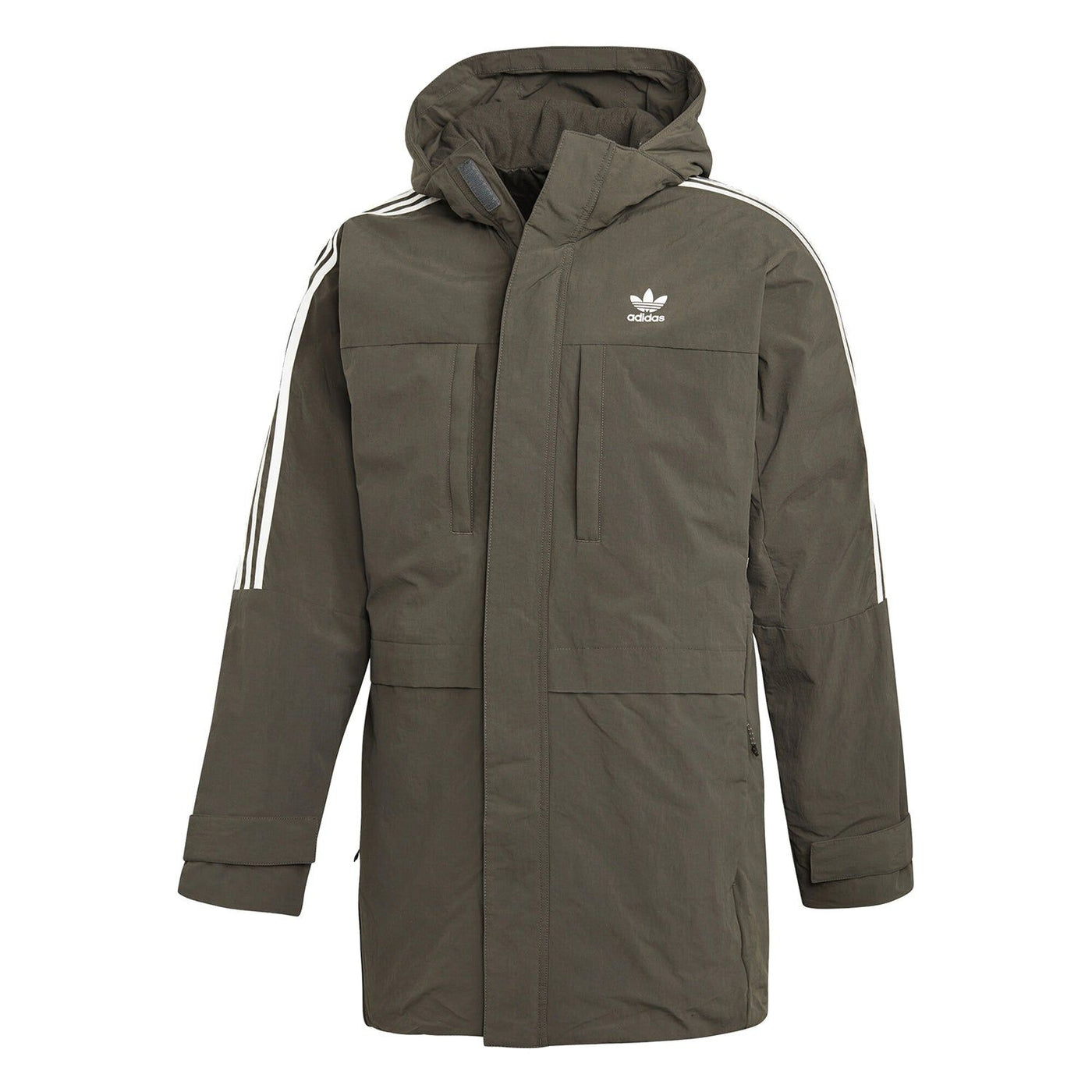 adidas Originals Trefoil Down Parka Jacket Green