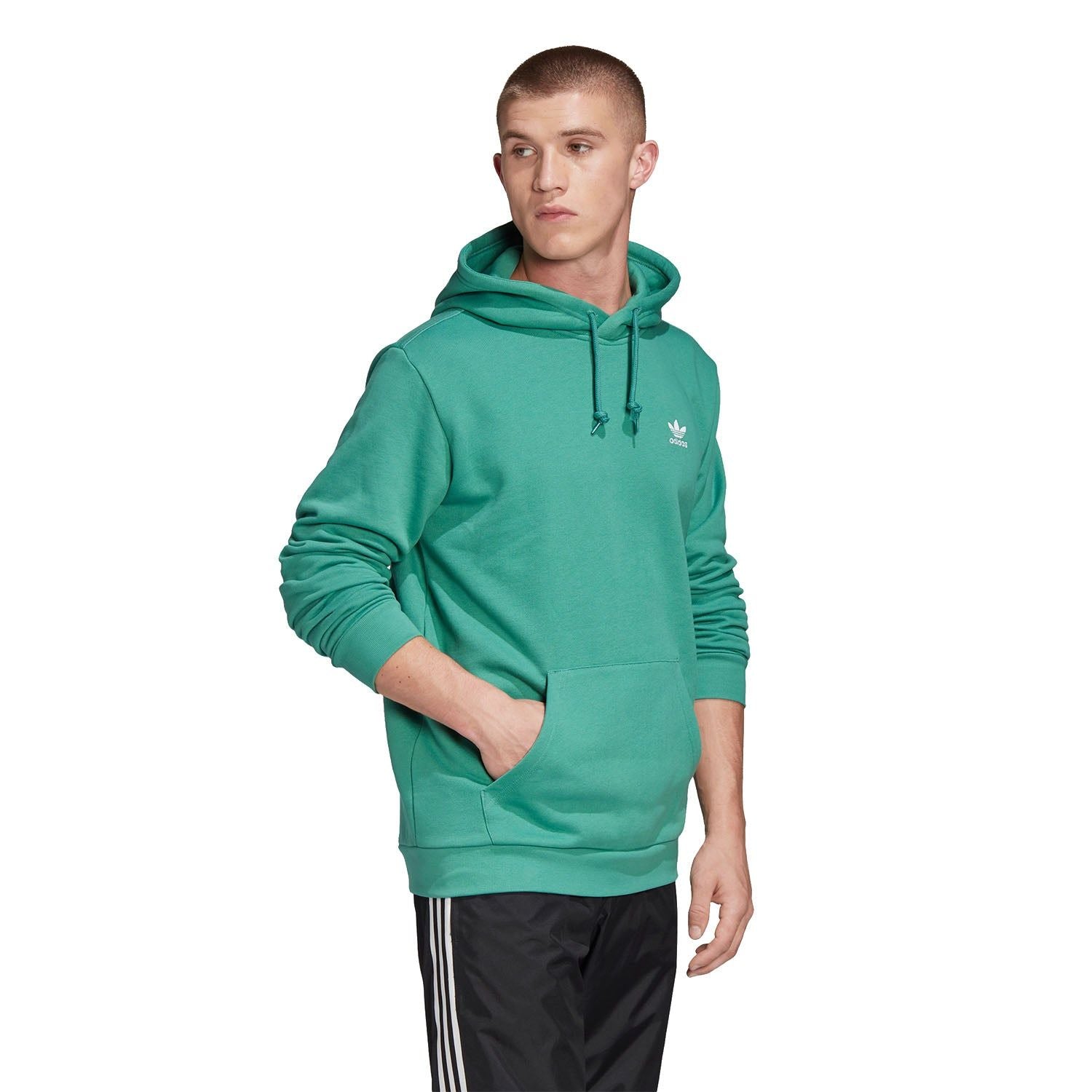 adidas Originals Trefoil Essentials Hoodie - Green - ViaductClothing -  -  