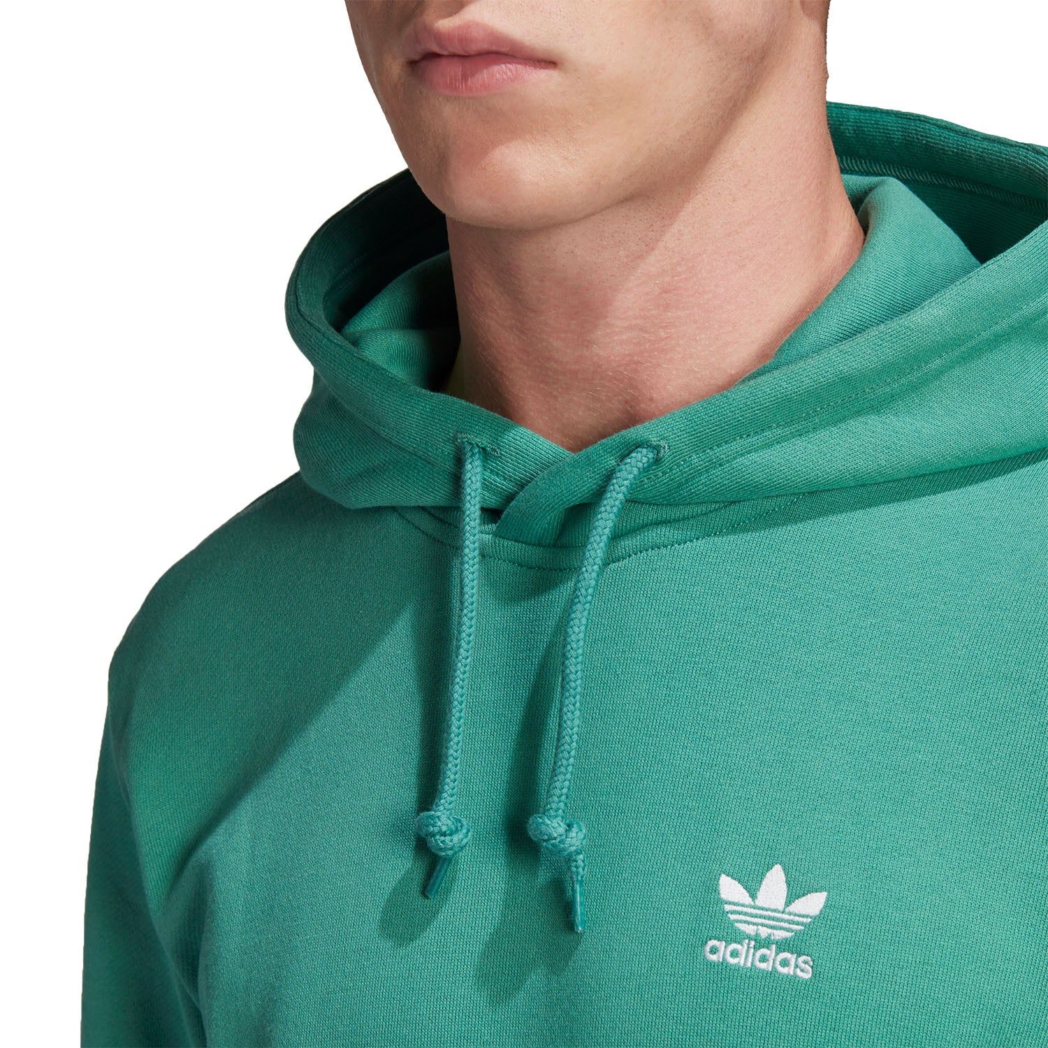 adidas Originals Trefoil Essentials Hoodie - Green - ViaductClothing -  -  