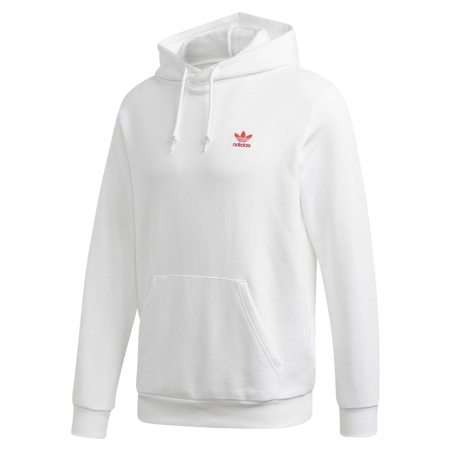 adidas Originals Trefoil Essentials Hoodie - White - ViaductClothing -  -  