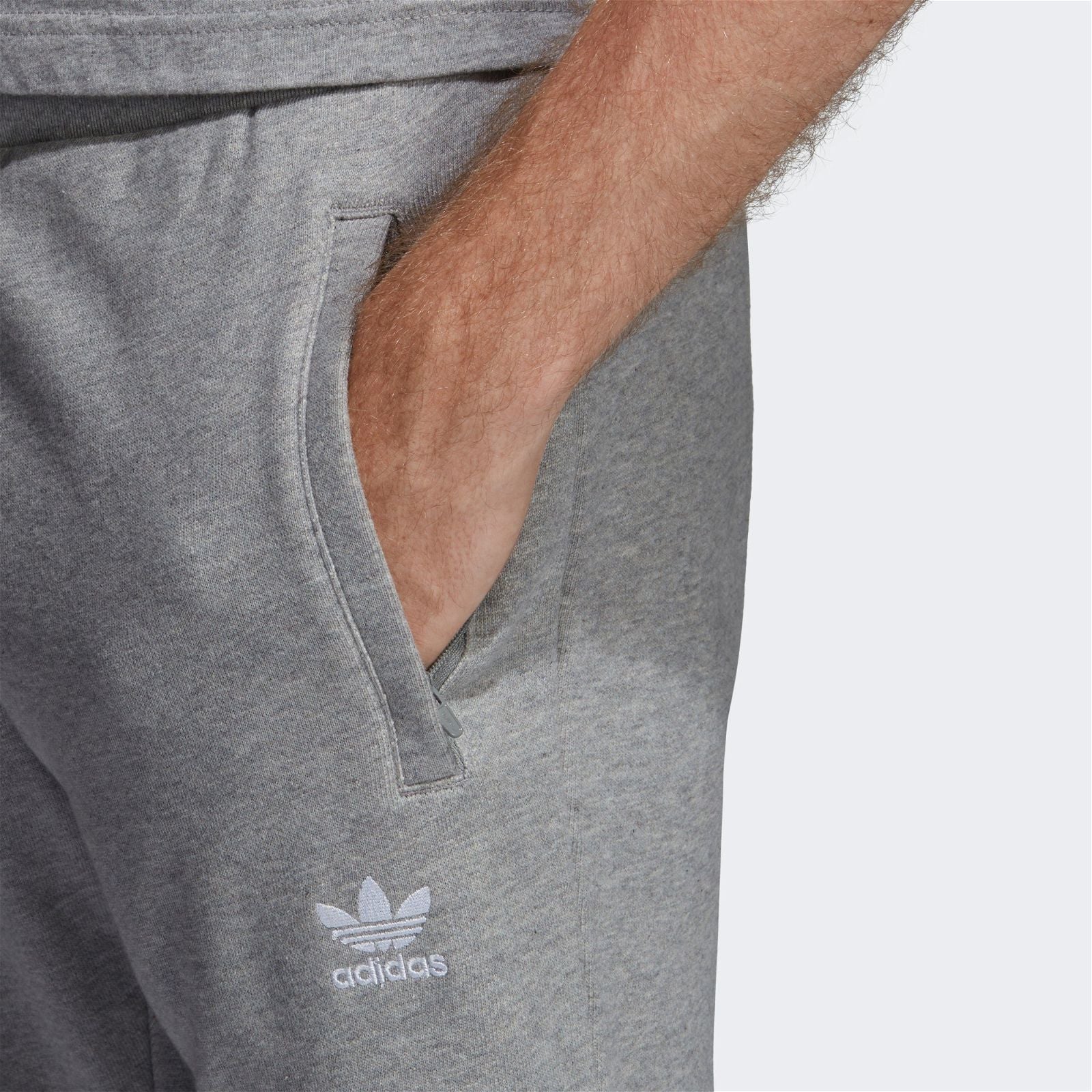 adidas Originals Trefoil Essentials Joggers - Medium Grey Heather - ViaductClothing -  -  