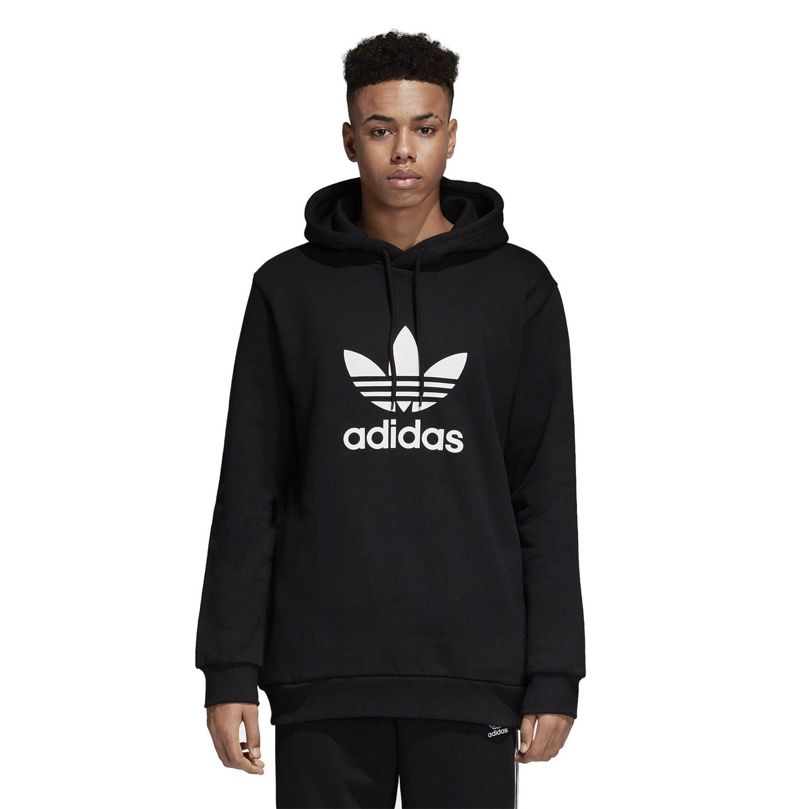 adidas Originals Trefoil Hoodie - Black - ViaductClothing -  -  