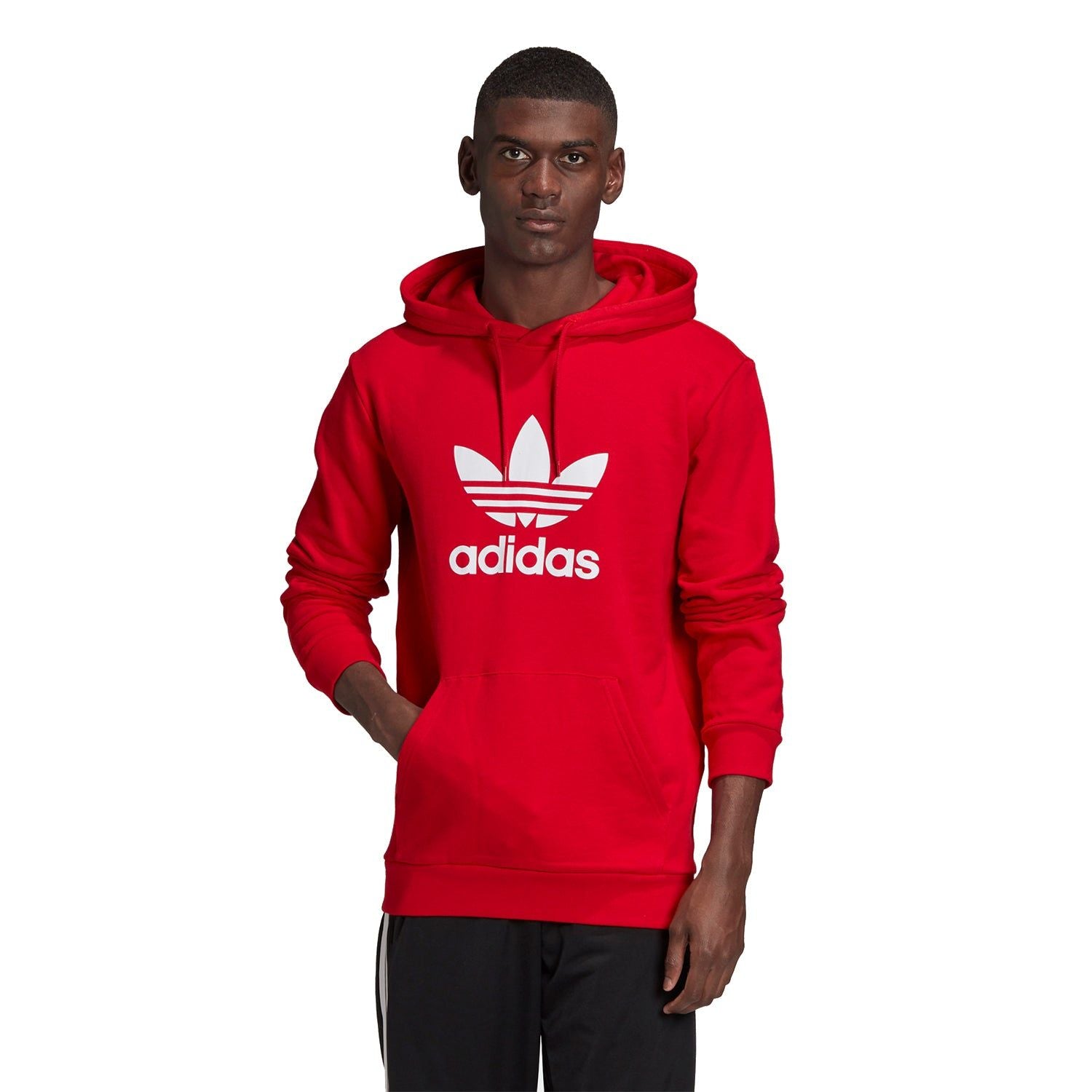 adidas Originals Trefoil Hoodie - Scarlet - ViaductClothing -  -  