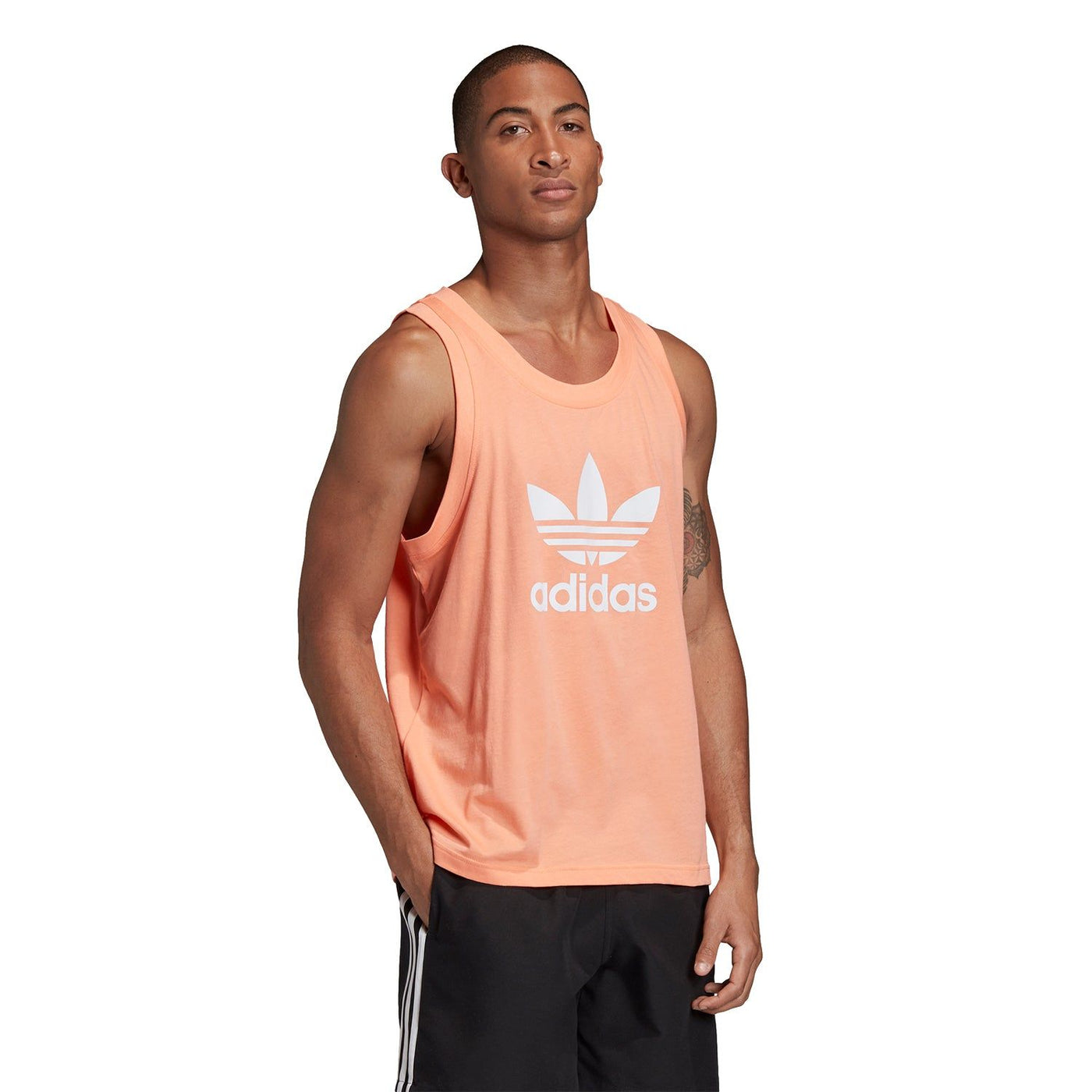 adidas Originals Trefoil Tank Top Coral FM9942 ViaductClothing