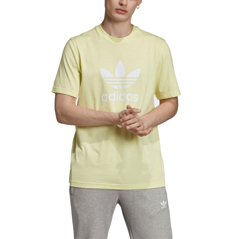 adidas Originals Trefoil Tee - Ice Yellow - ViaductClothing -  -  