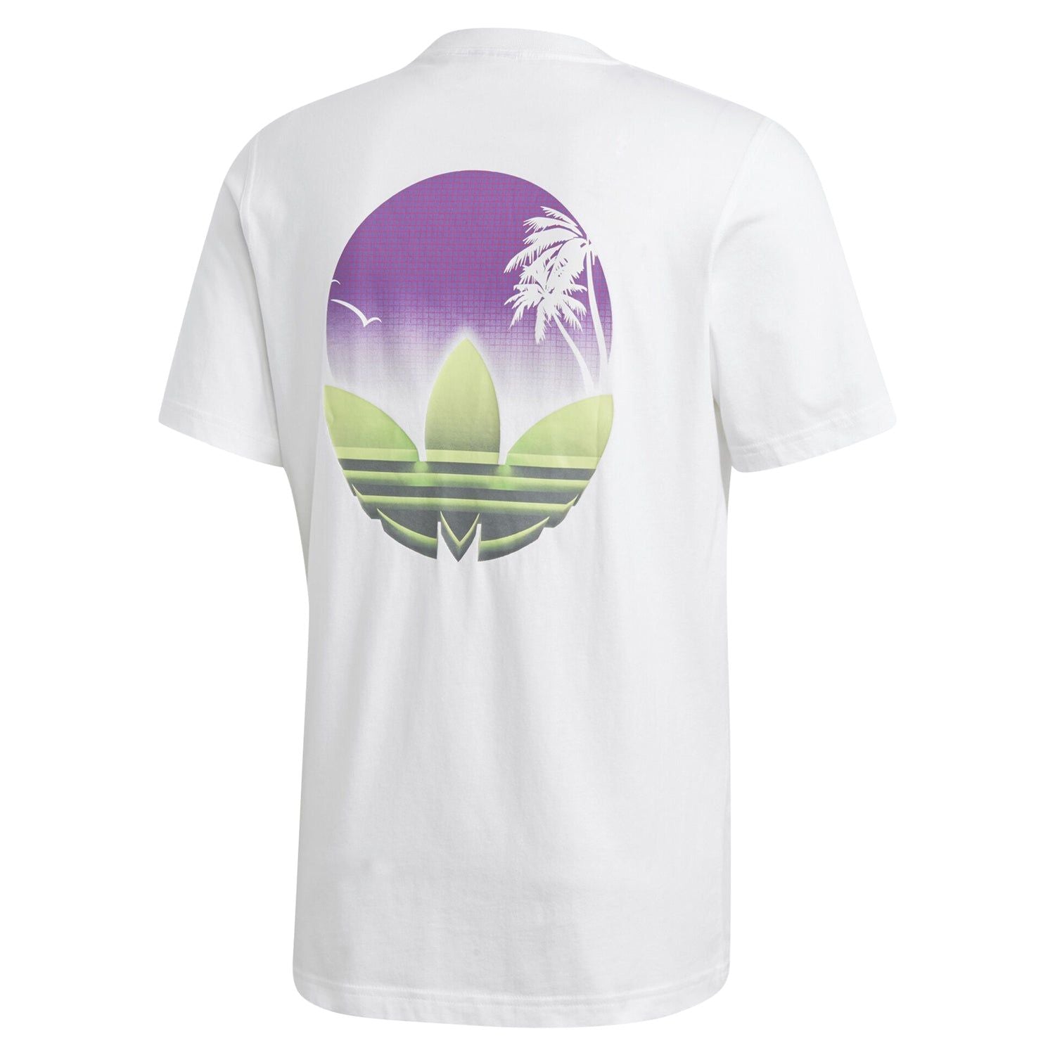 adidas Originals Tropical Graphic T Shirt - White - ViaductClothing -  -  