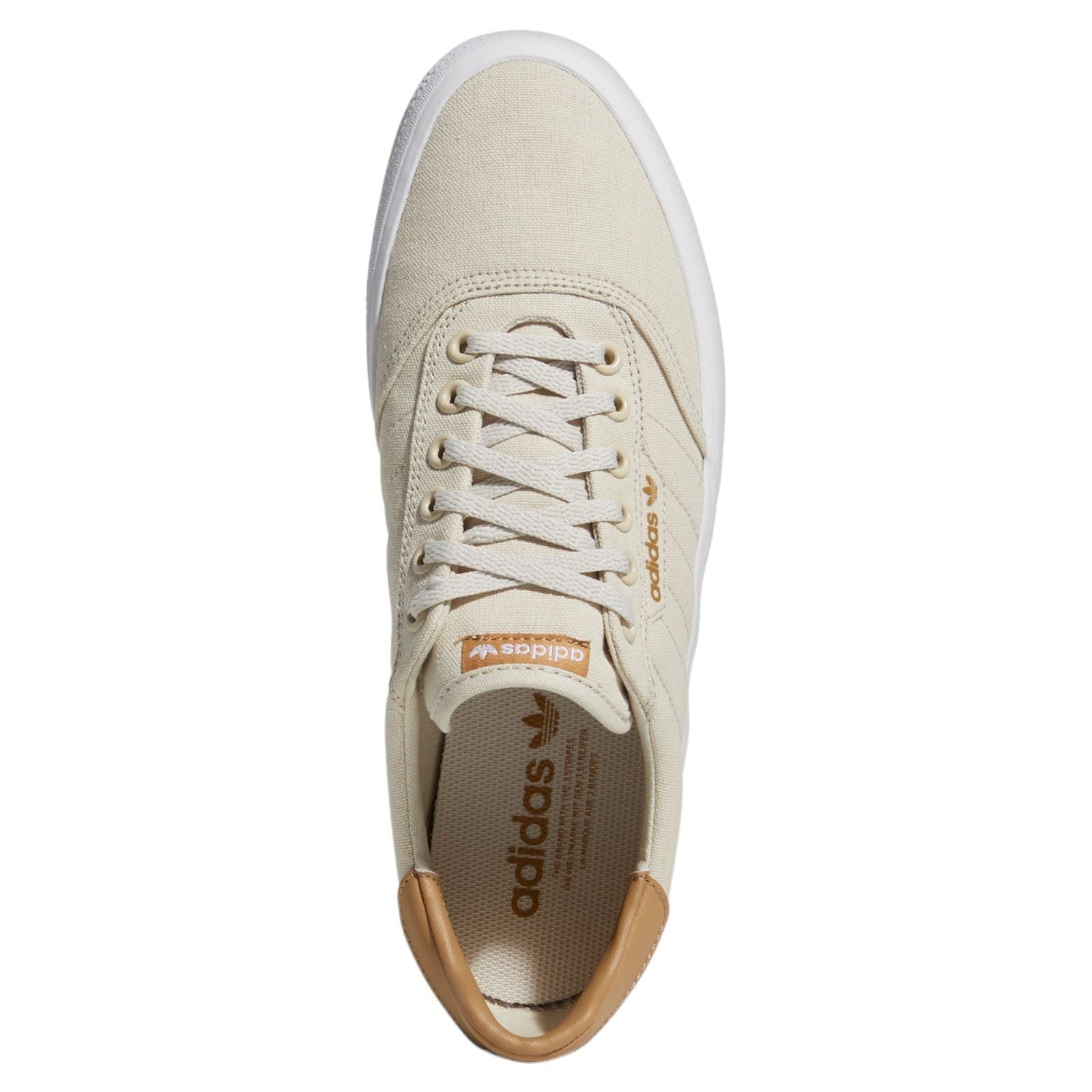 adidas Originals Unisex 3MC Skateboarding Trainers - Pale Brown - ViaductClothing -  -  