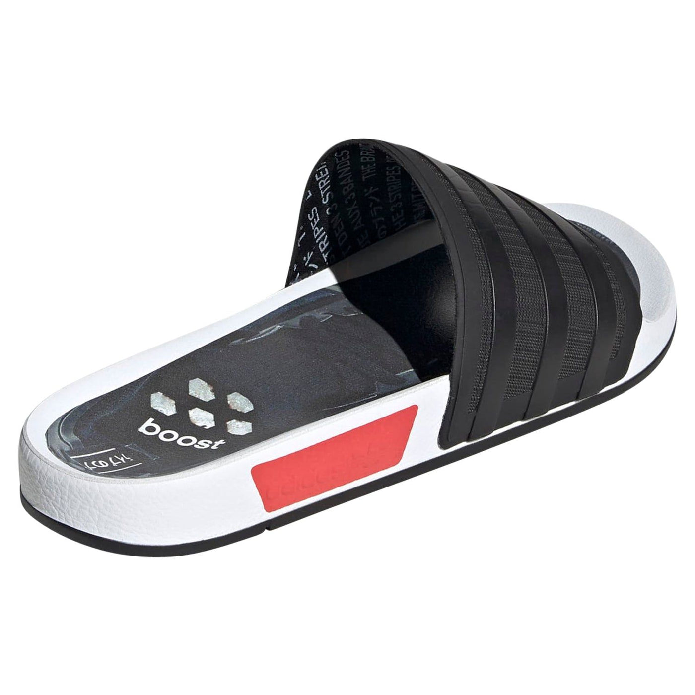 adidas Originals Unisex Adilette Premium NMD R1 Slides Black
