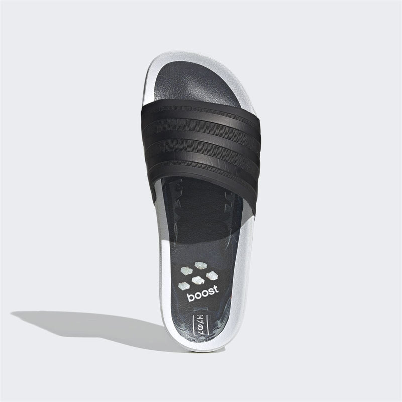 adidas Originals Unisex Adilette Premium NMD R1 Slides Black ViaductClothing