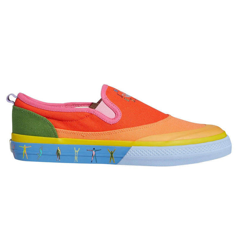 adidas Originals Unisex Nizza Slip-On Pride Shoes - Multi - ViaductClothing -  -  