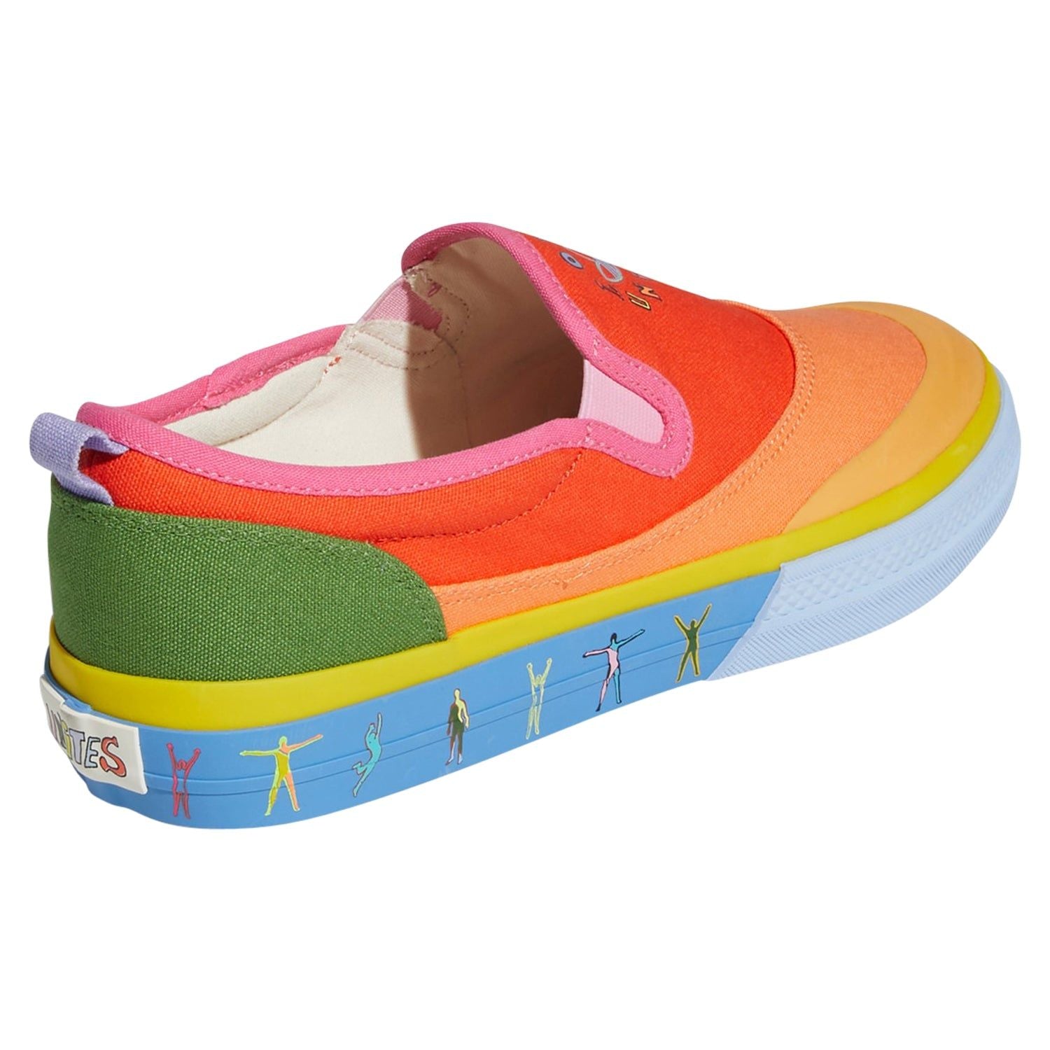 adidas Originals Unisex Nizza Slip-On Pride Shoes - Multi - ViaductClothing -  -  