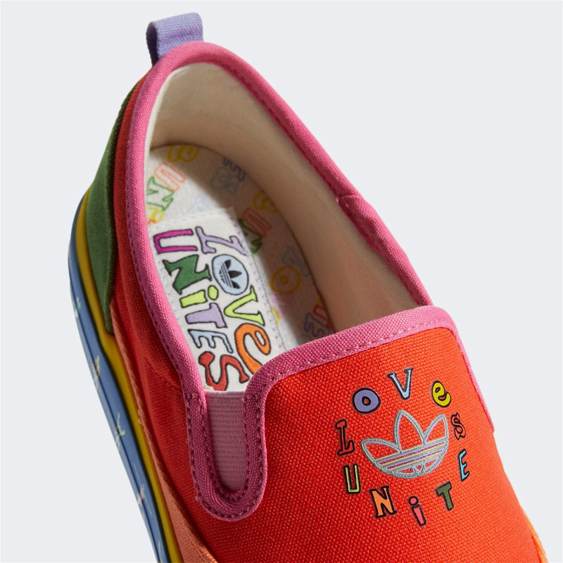 adidas Originals Unisex Nizza Slip-On Pride Shoes - Multi - ViaductClothing -  -  