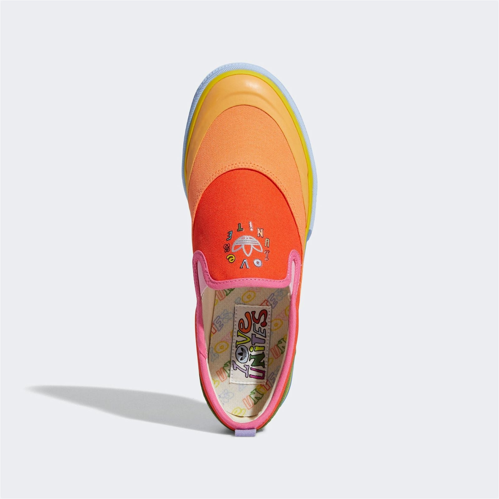 adidas Originals Unisex Nizza Slip-On Pride Shoes - Multi - ViaductClothing -  -  