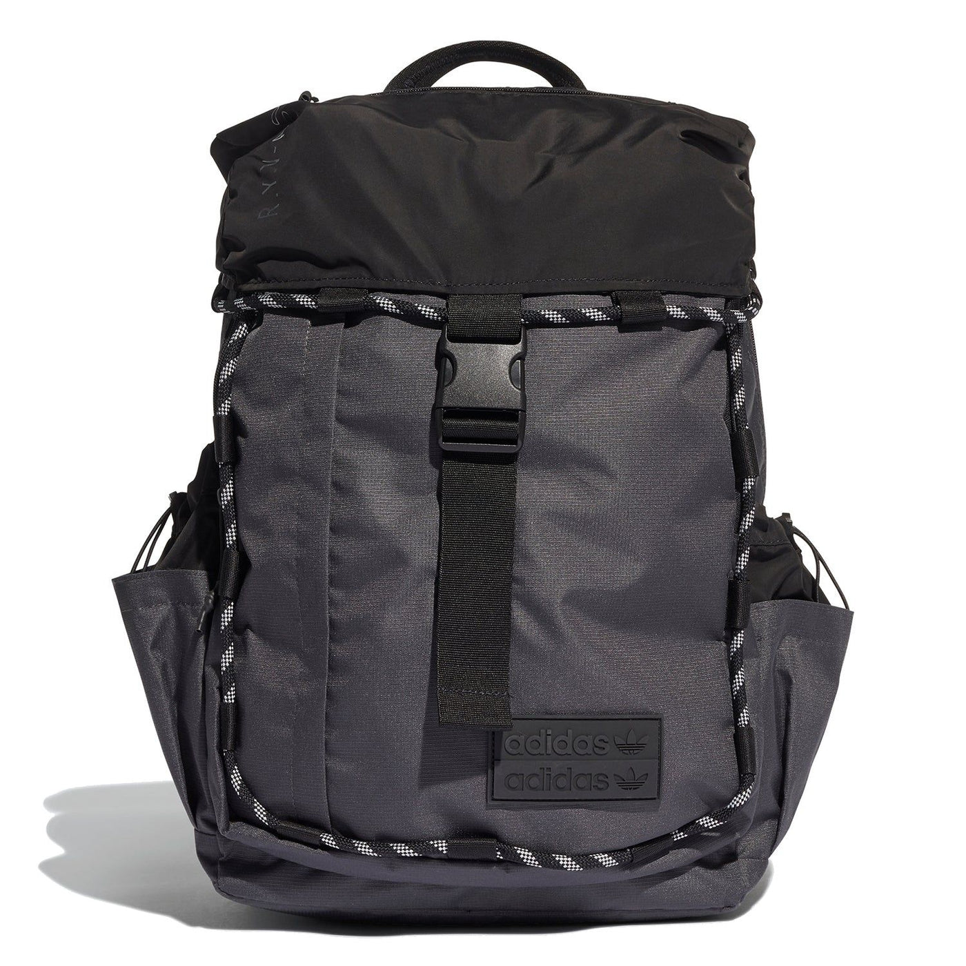 adidas Originals Unisex R.Y.V. Toploader Backpack Black H32458 ViaductClothing