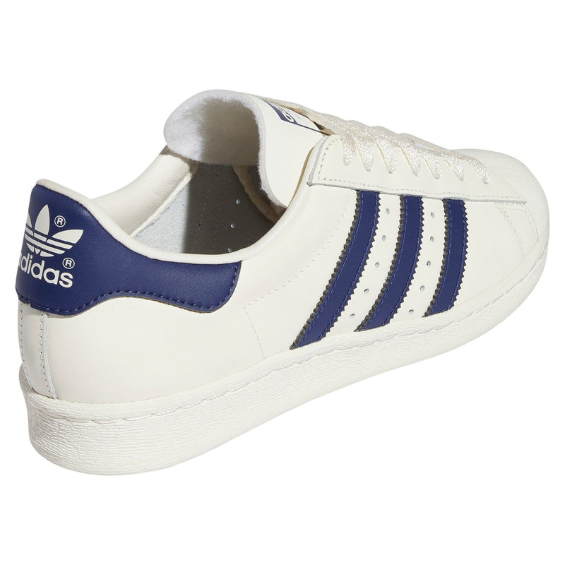 adidas Originals Unisex Superstar 82 Shoes - White Navy - ViaductClothing -  -  
