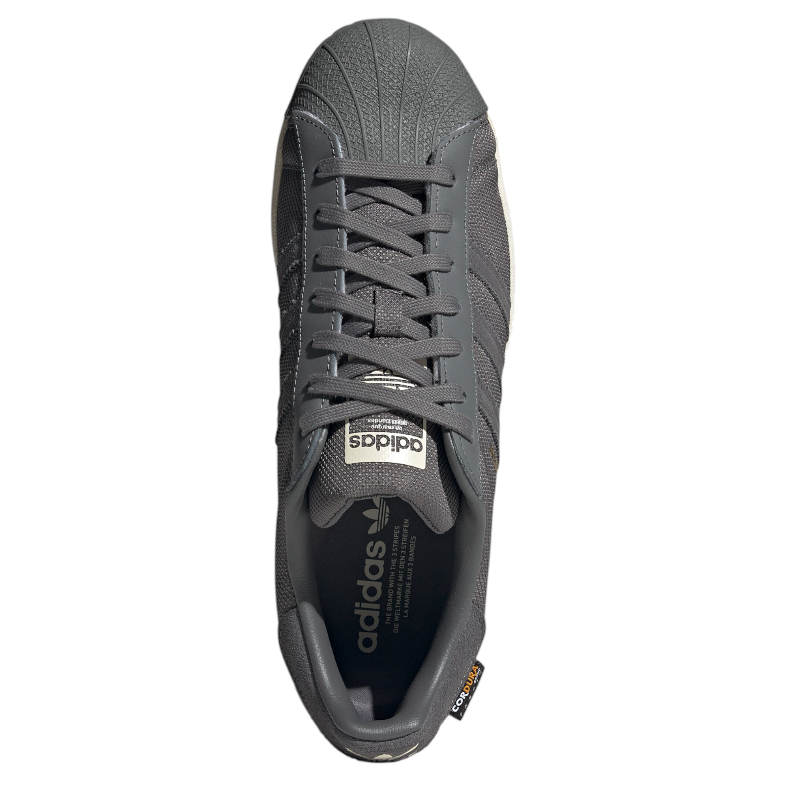 adidas Originals Unisex Superstar Cordura Shoes - Core Grey - ViaductClothing -  -  
