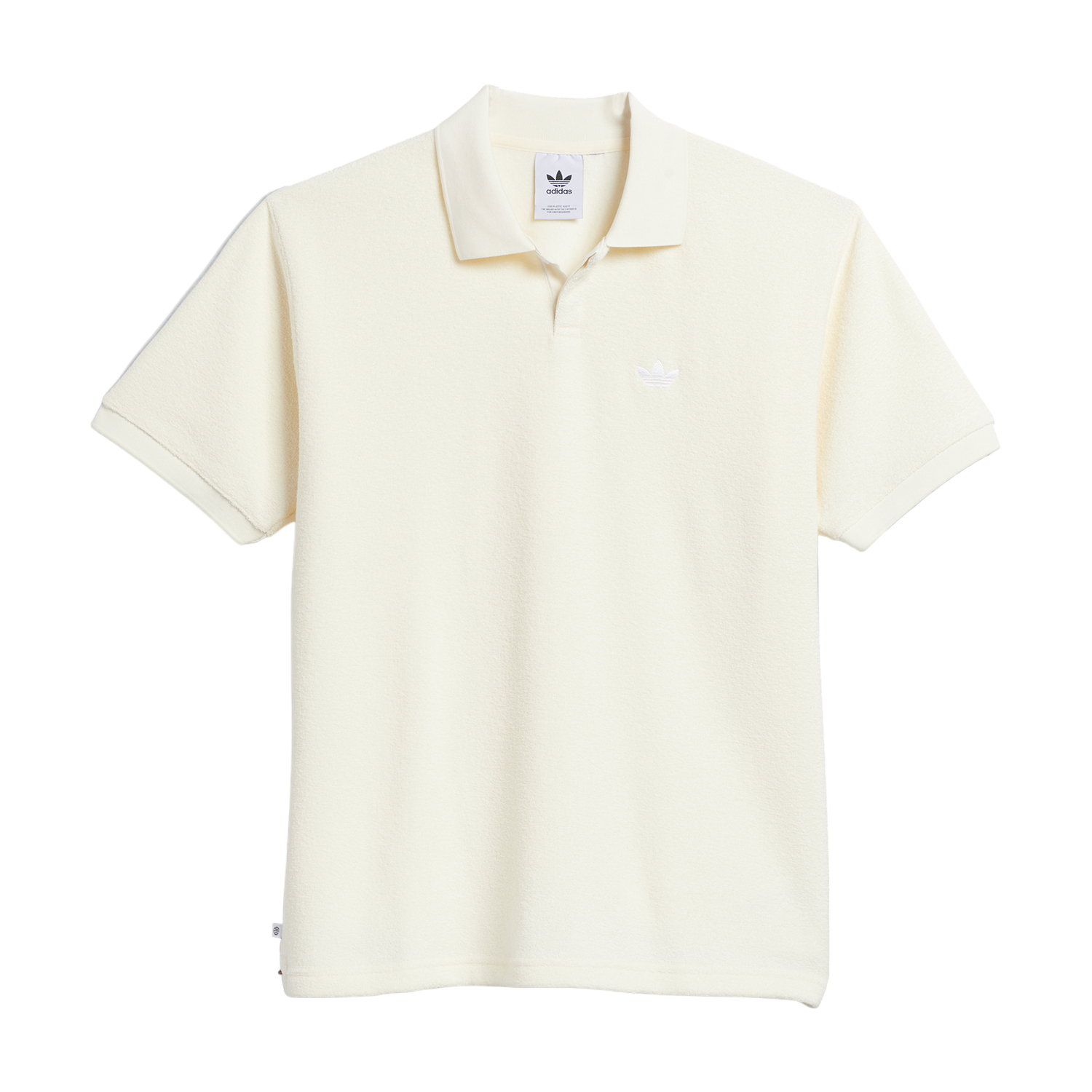 adidas Originals Unisex Tennis Polo - Cream & White - ViaductClothing -  -  