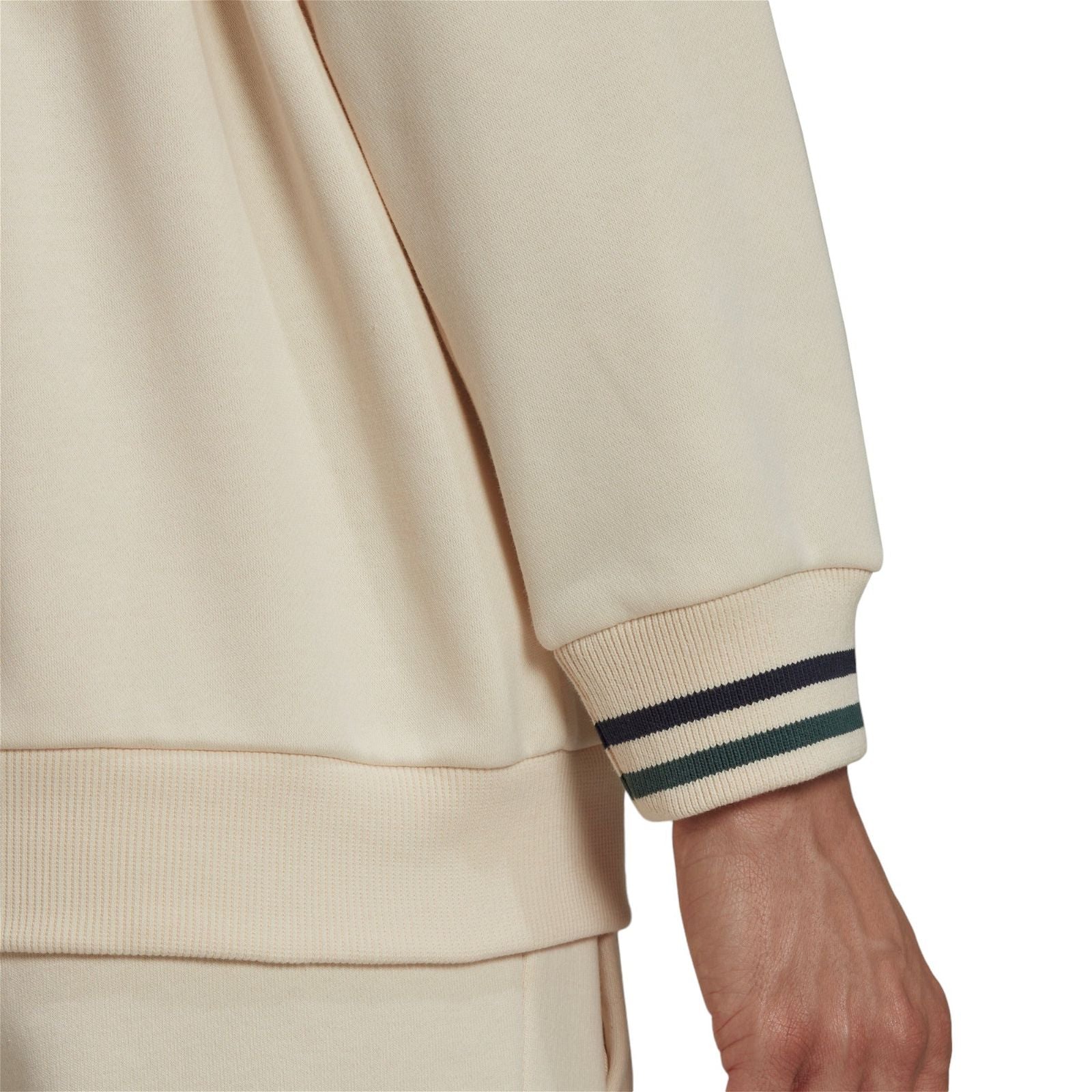 adidas Originals Varsity Retro Crewneck Sweatshirt - Beige - ViaductClothing -  -  