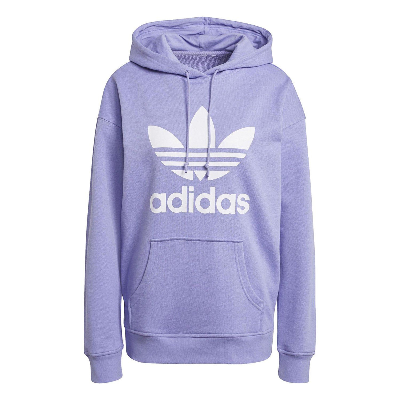 Purple adidas trefoil hoodie online