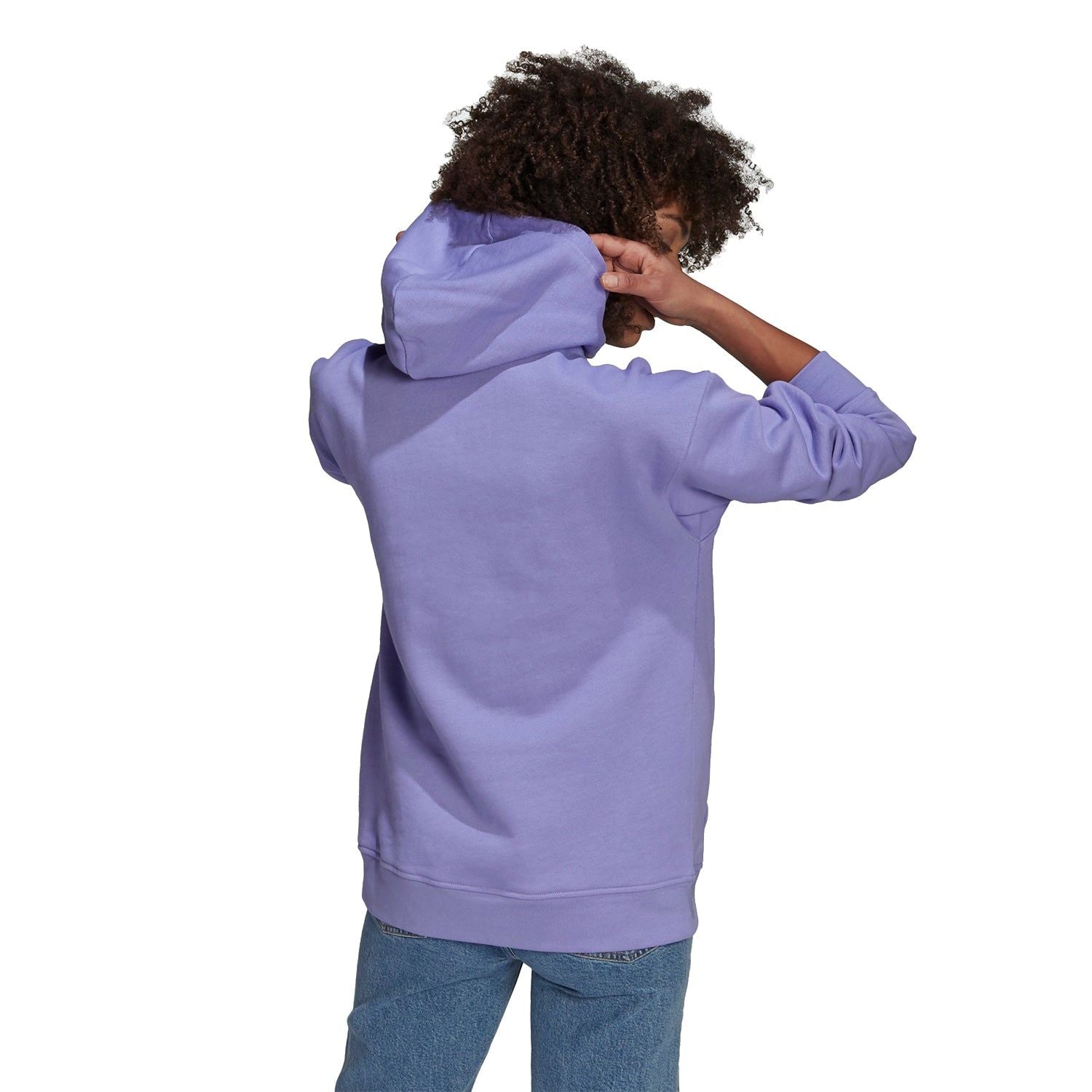 adidas Originals Women's Adicolor Trefoil Hoodie - Purple - ViaductClothing -  -  