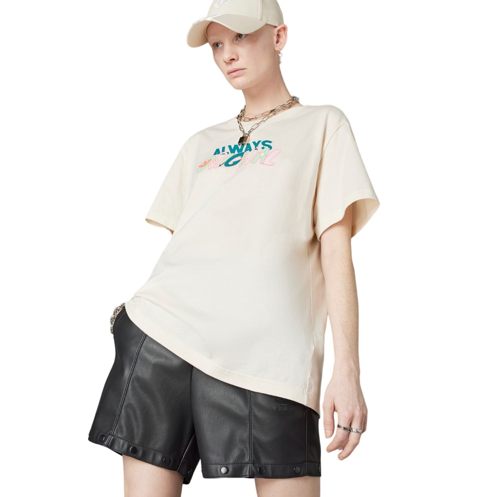 adidas Originals Women's Always Original T-Shirt - Wonder White - ViaductClothing -  -  