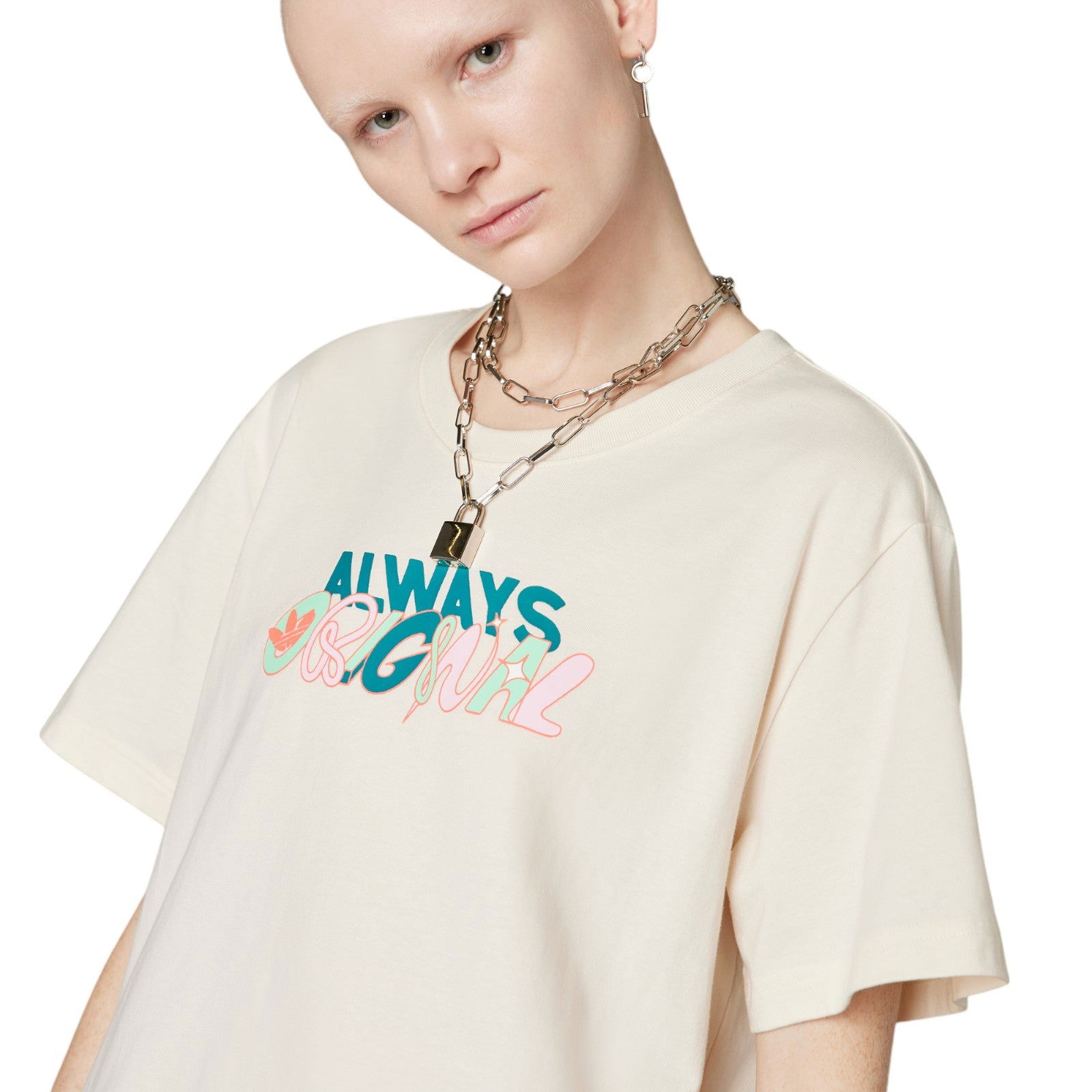 adidas Originals Women's Always Original T-Shirt - Wonder White - ViaductClothing -  -  