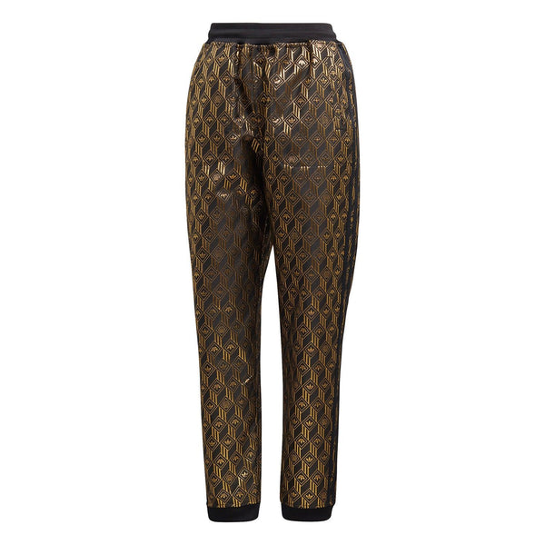 adidas Originals Women's Premium Superstar Track Pants - Black & Gold - ViaductClothing -  -  