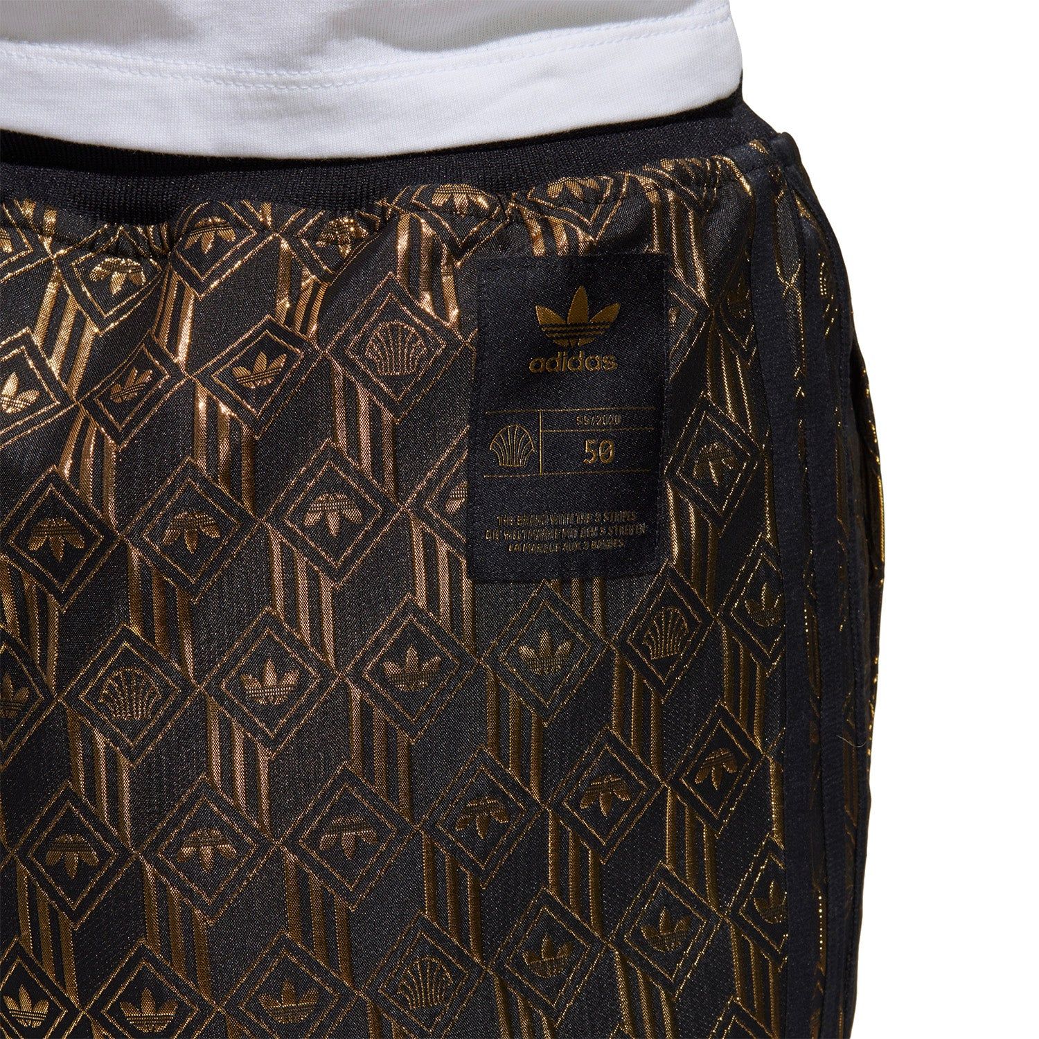 adidas Originals Women's Premium Superstar Track Pants - Black & Gold - ViaductClothing -  -  