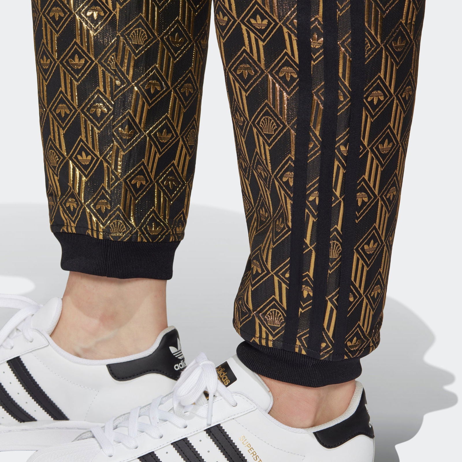 Adidas black and gold tracksuit bottoms new arrivals