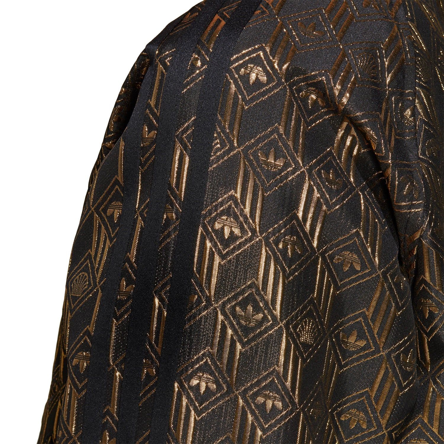 adidas Originals Women's Premium Superstar Track Top - Black & Gold - ViaductClothing -  -  
