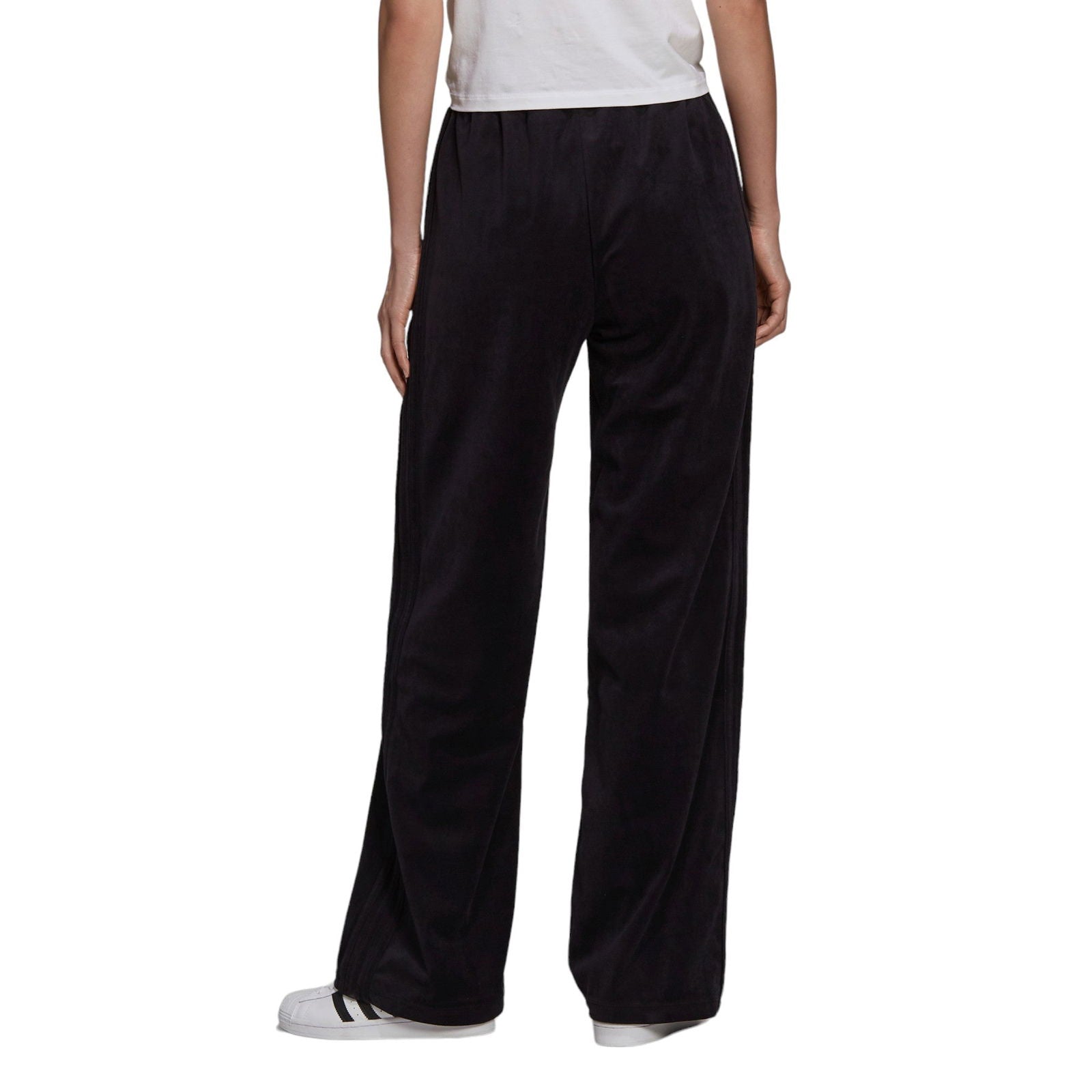 adidas Originals Womens Adicolor Velour Joggers - Black - ViaductClothing -  -  