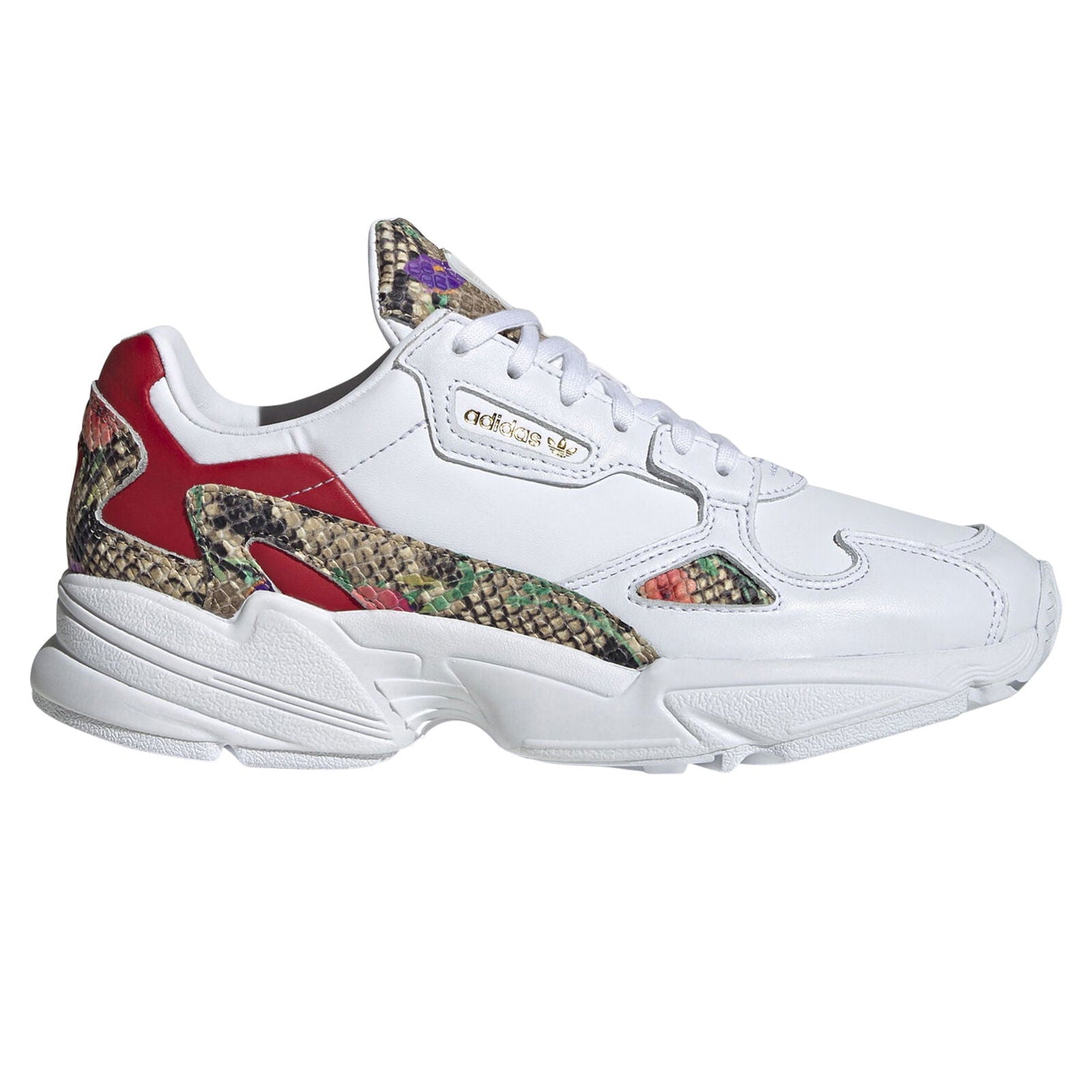 Addidas white falcon discount