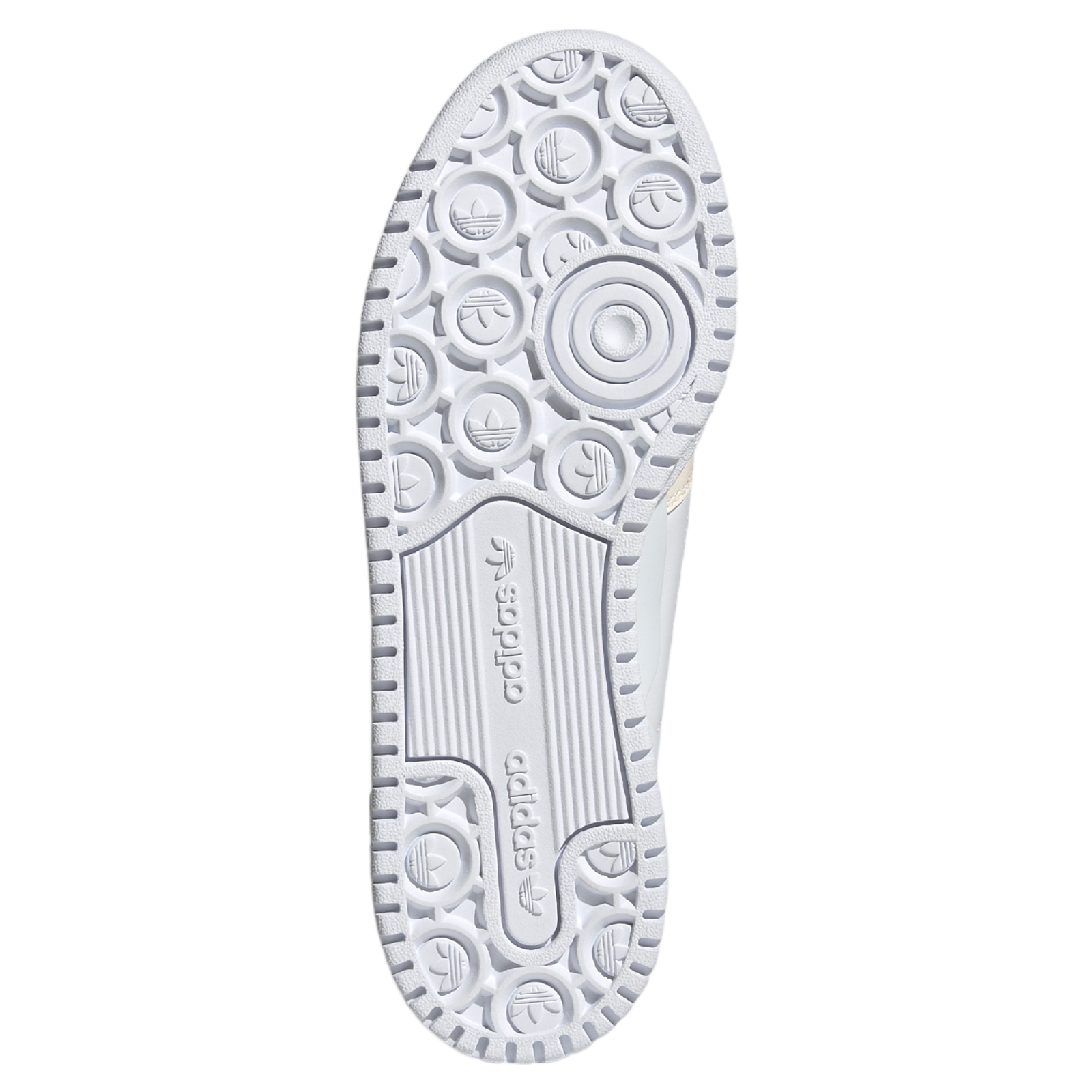 adidas Originals Womens Forum Bold Embroidered Trefoils - White - ViaductClothing -  -  
