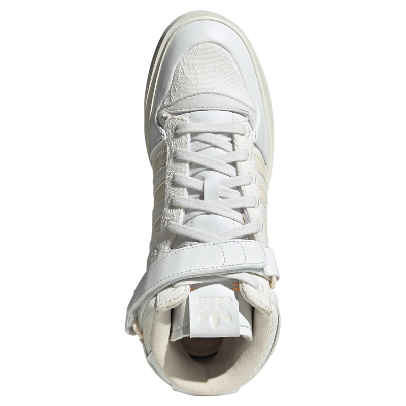 adidas Originals Womens Forum Bonega Mid Chunky Platform Shoes - Cream Crystal - ViaductClothing -  -  