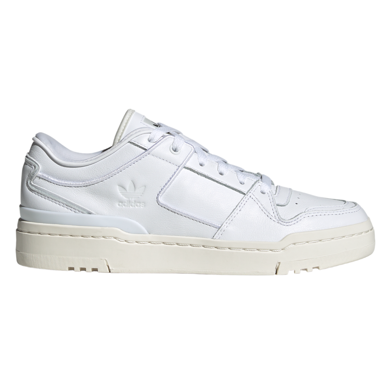 adidas Originals Womens Forum Luxe Low Shoes - White - ViaductClothing -  -  