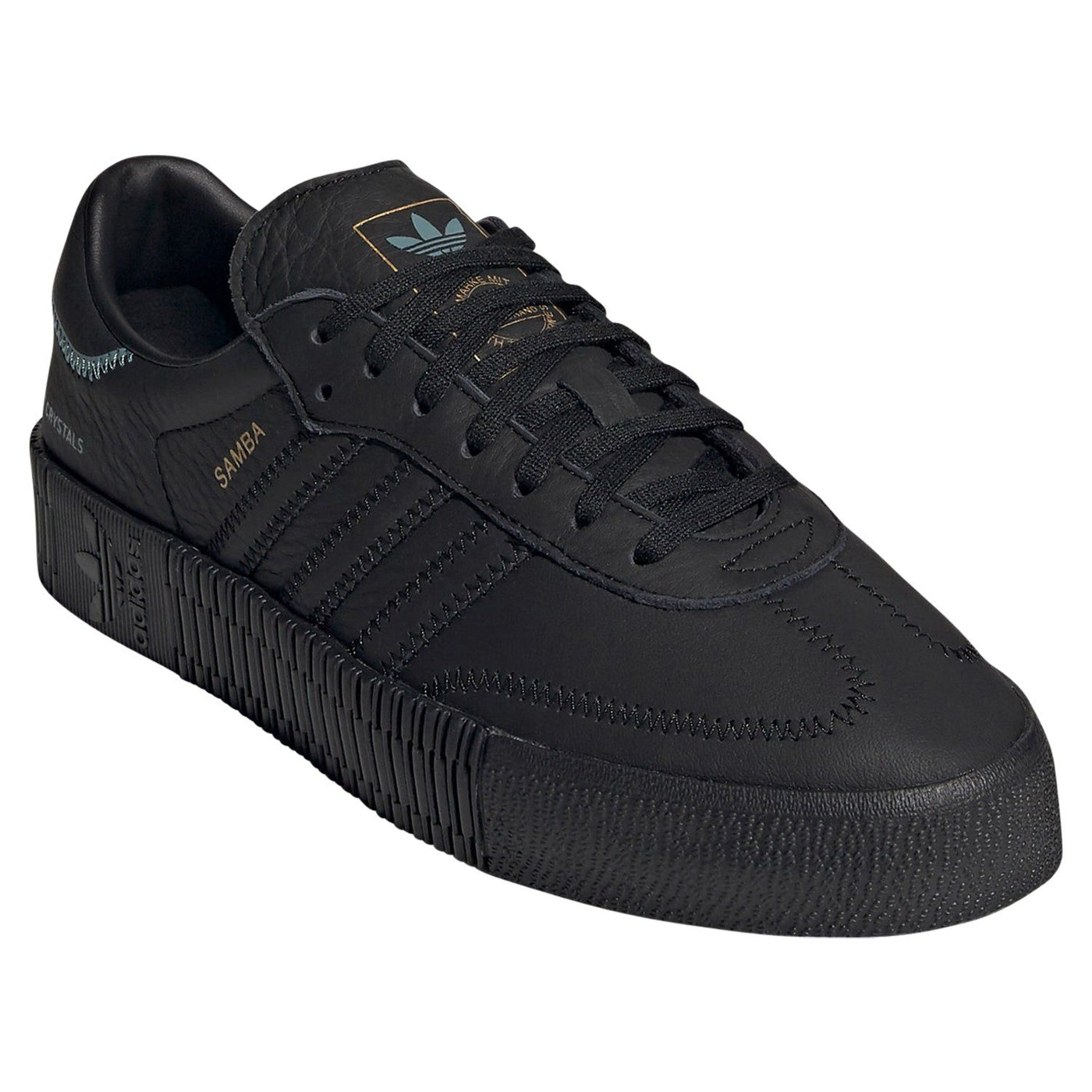 adidas Originals Womens Sambarose Shoes Core Black H05130 ViaductClothing