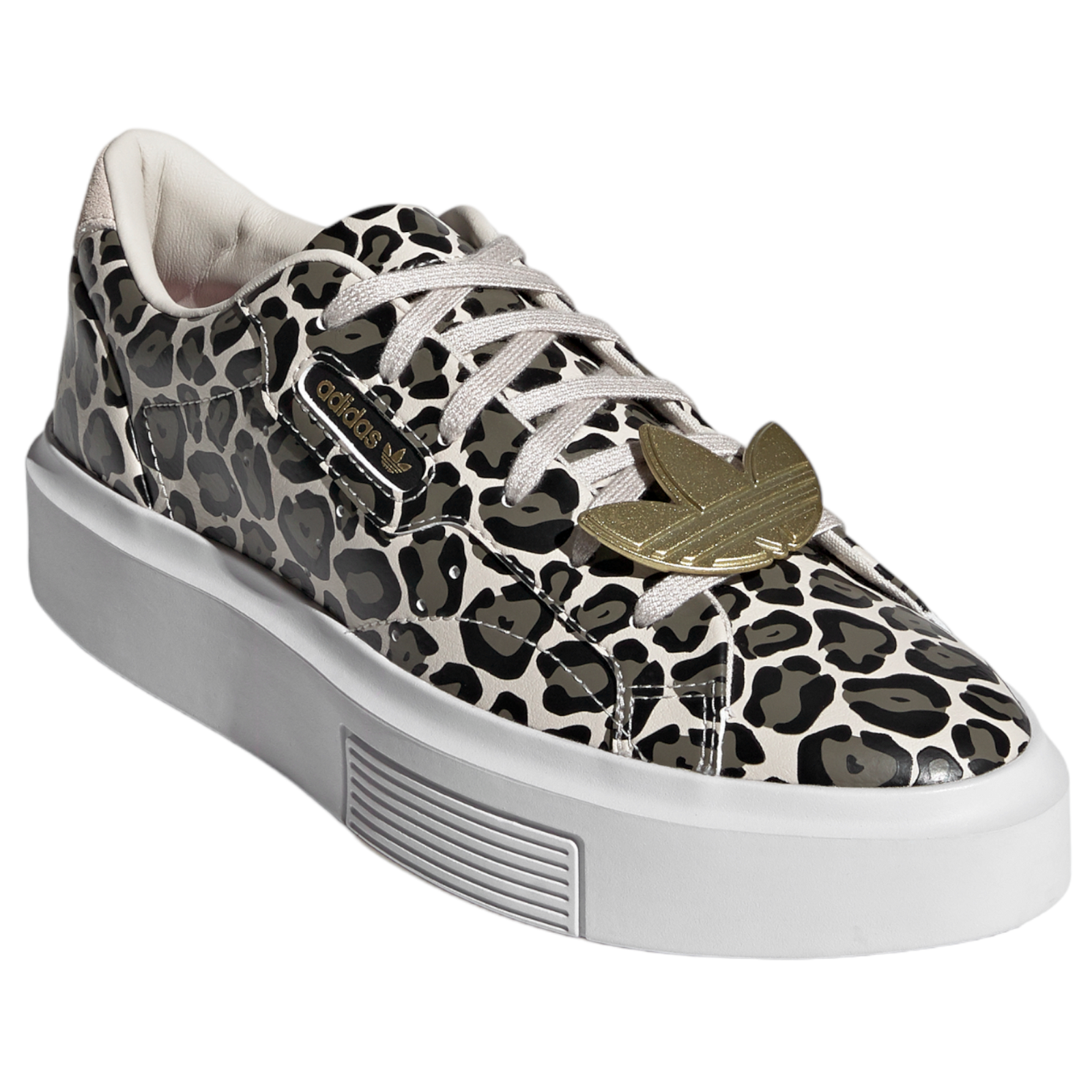 adidas Originals Womens Sleek Super Trainers - Leopard Print - ViaductClothing -  -  