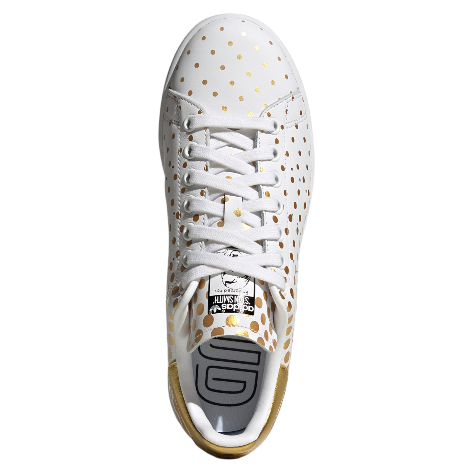 adidas Originals Womens Stan Smith Shoes - White Gold - ViaductClothing -  -  