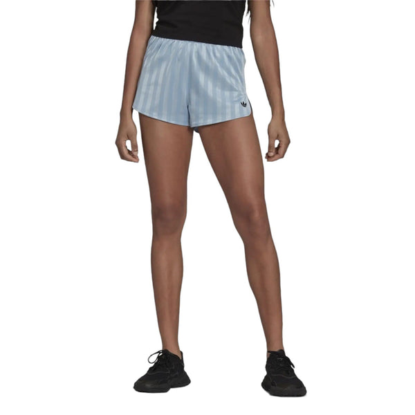 adidas Originals Womens Striped Shorts - Blue - ViaductClothing -  -  