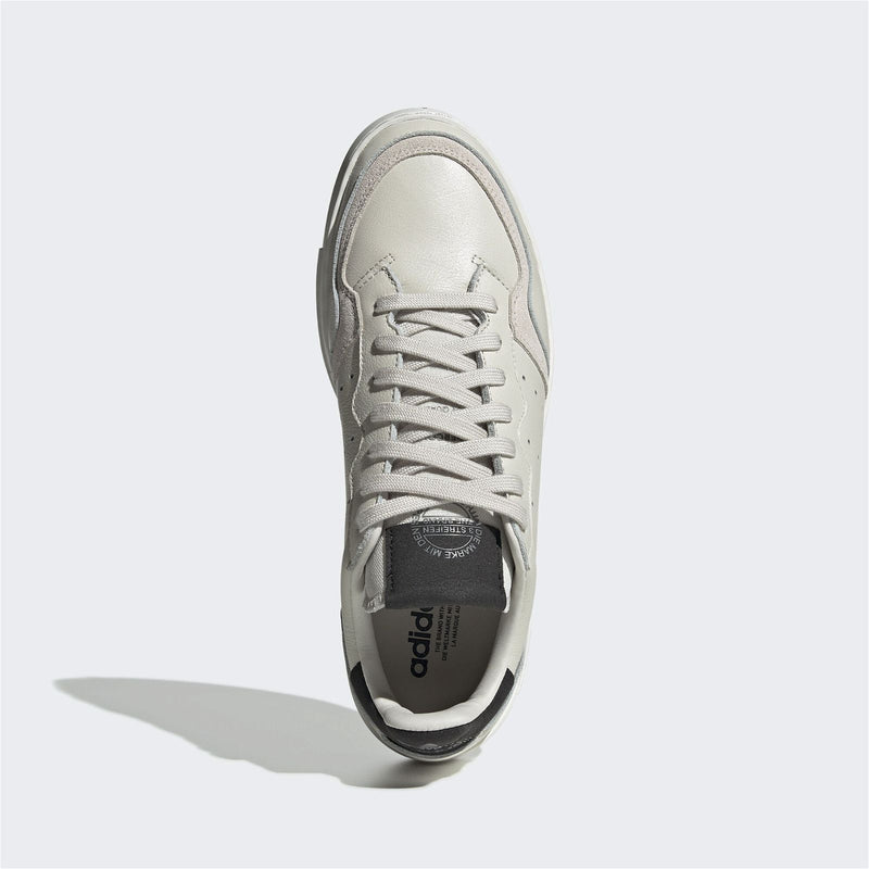 adidas Originals Womens Supercourt Shoes - White & Black - ViaductClothing -  -  