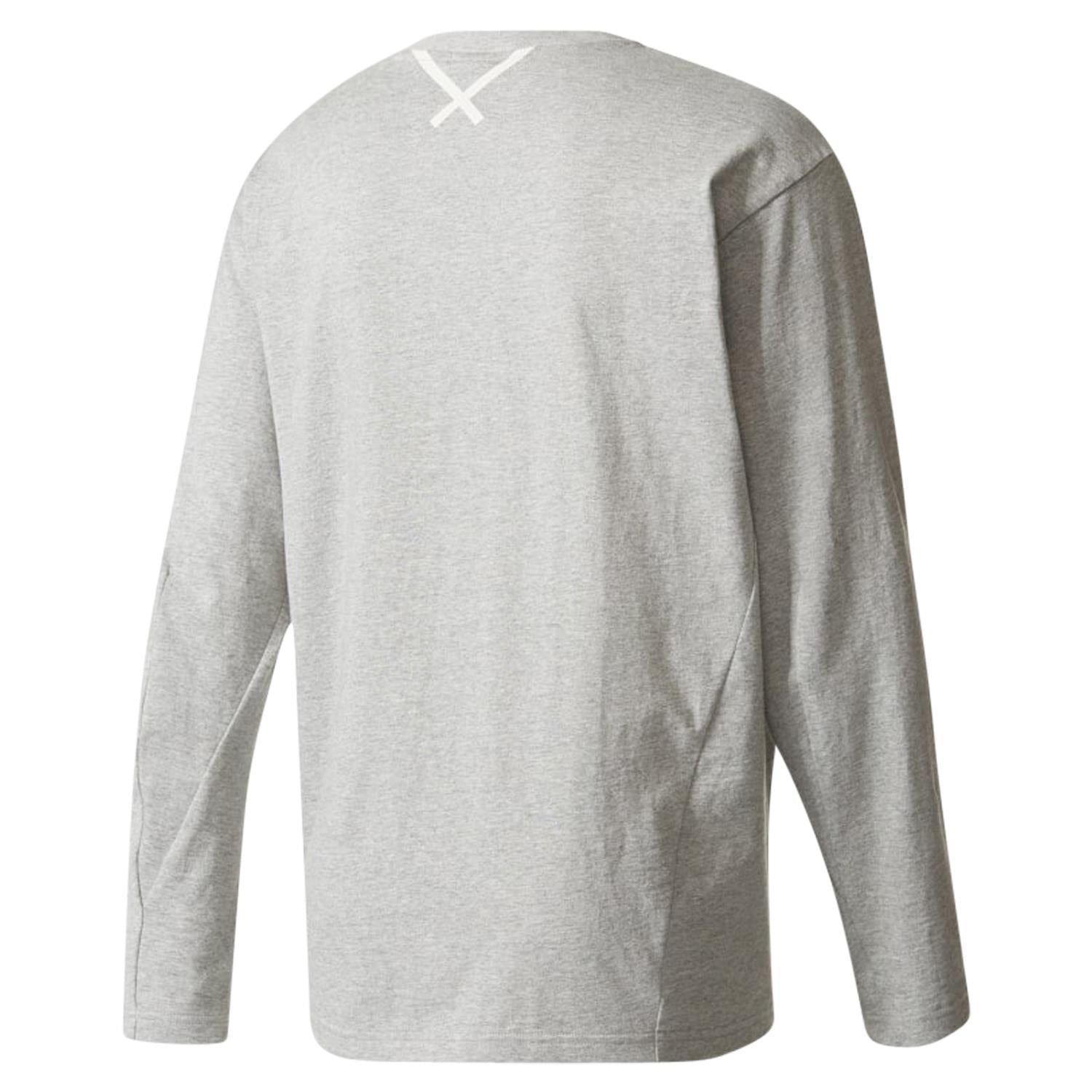 adidas Originals XBYO Long Sleeved T Shirt - Grey - ViaductClothing -  -  