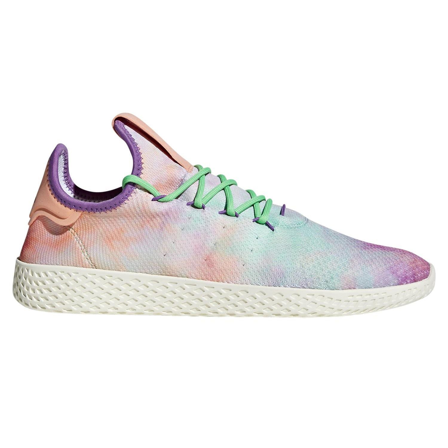 adidas Originals X Pharrell Williams Hu Tennis Hu 'holi Powder Dye' Trainers - Chalk Coral - ViaductClothing -  -  