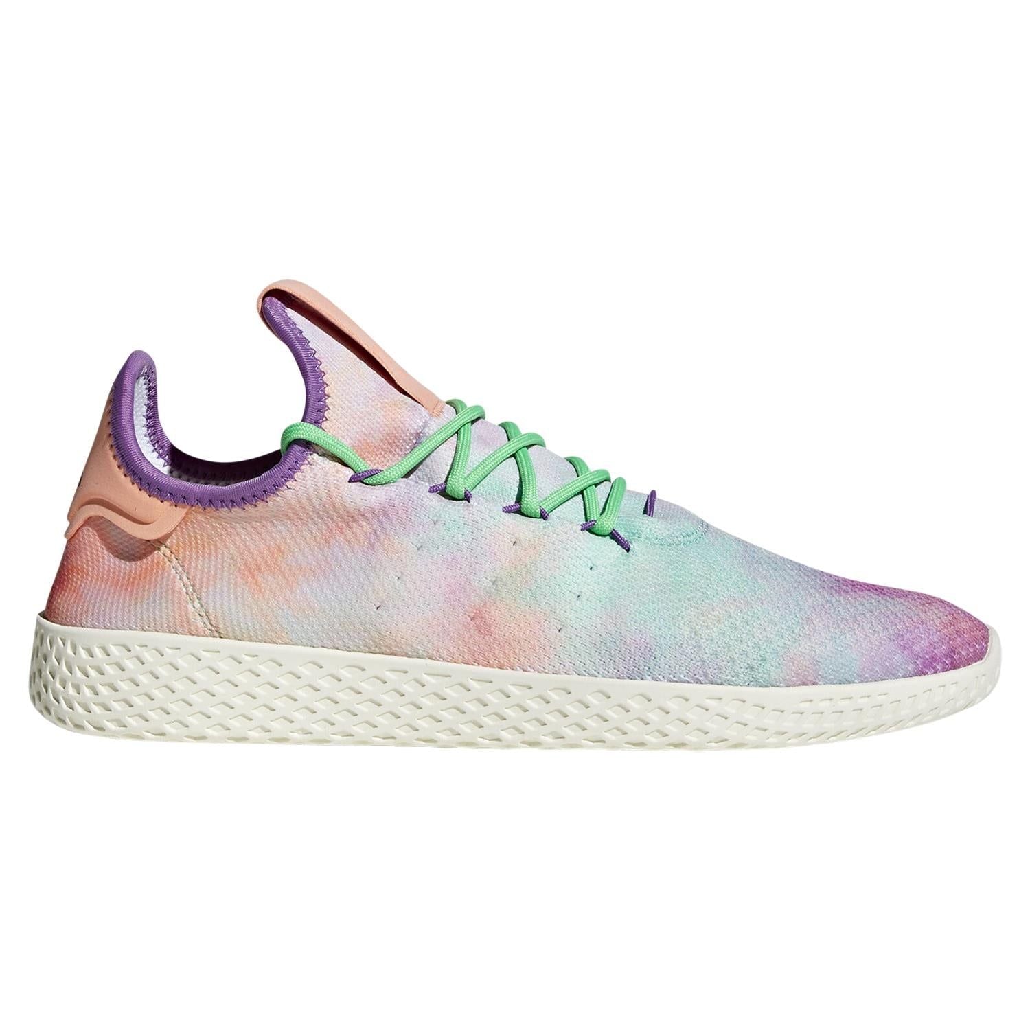 adidas Originals X Pharrell Williams Hu Tennis Hu 'holi Powder Dye' Trainers - Chalk Coral - ViaductClothing -  -  