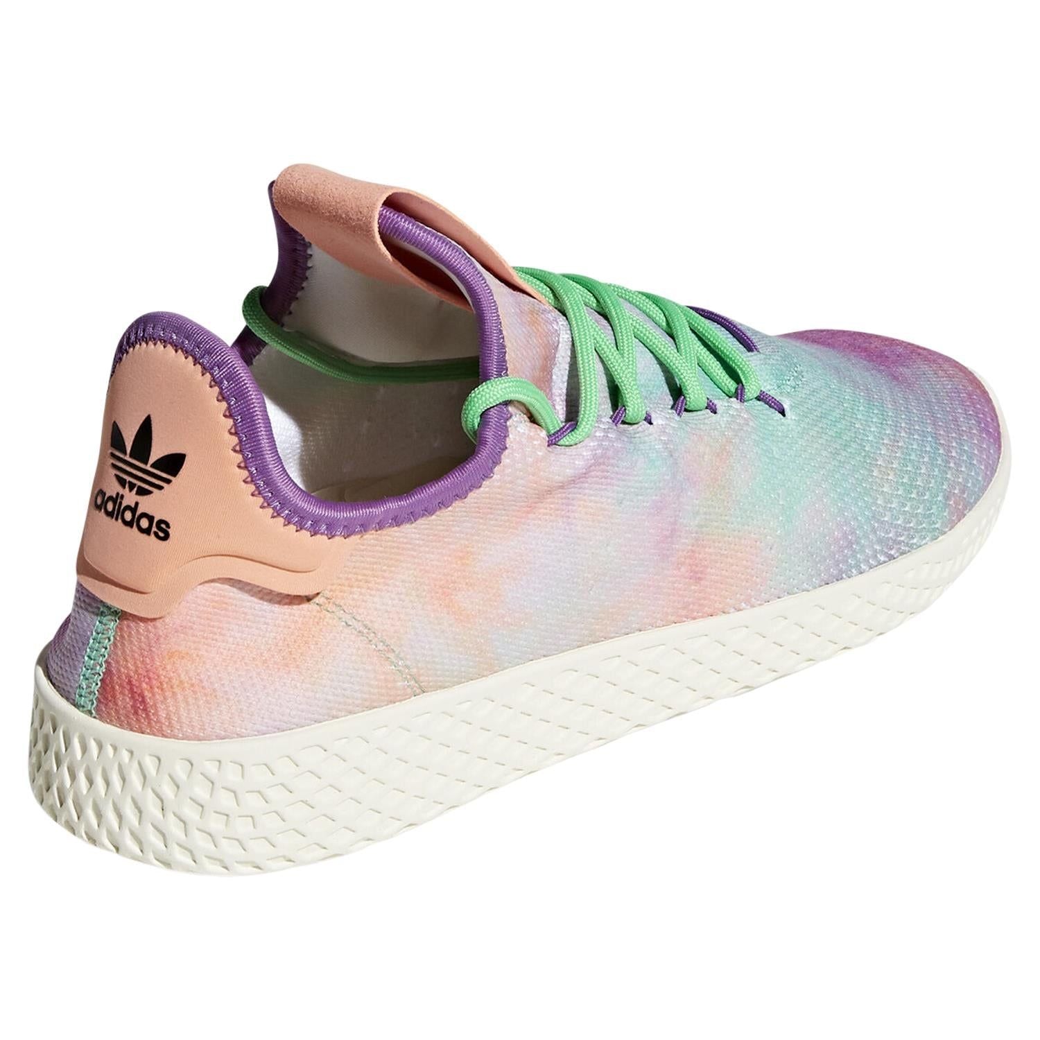 adidas Originals X Pharrell Williams Hu Tennis Hu 'holi Powder Dye' Trainers - Chalk Coral - ViaductClothing -  -  