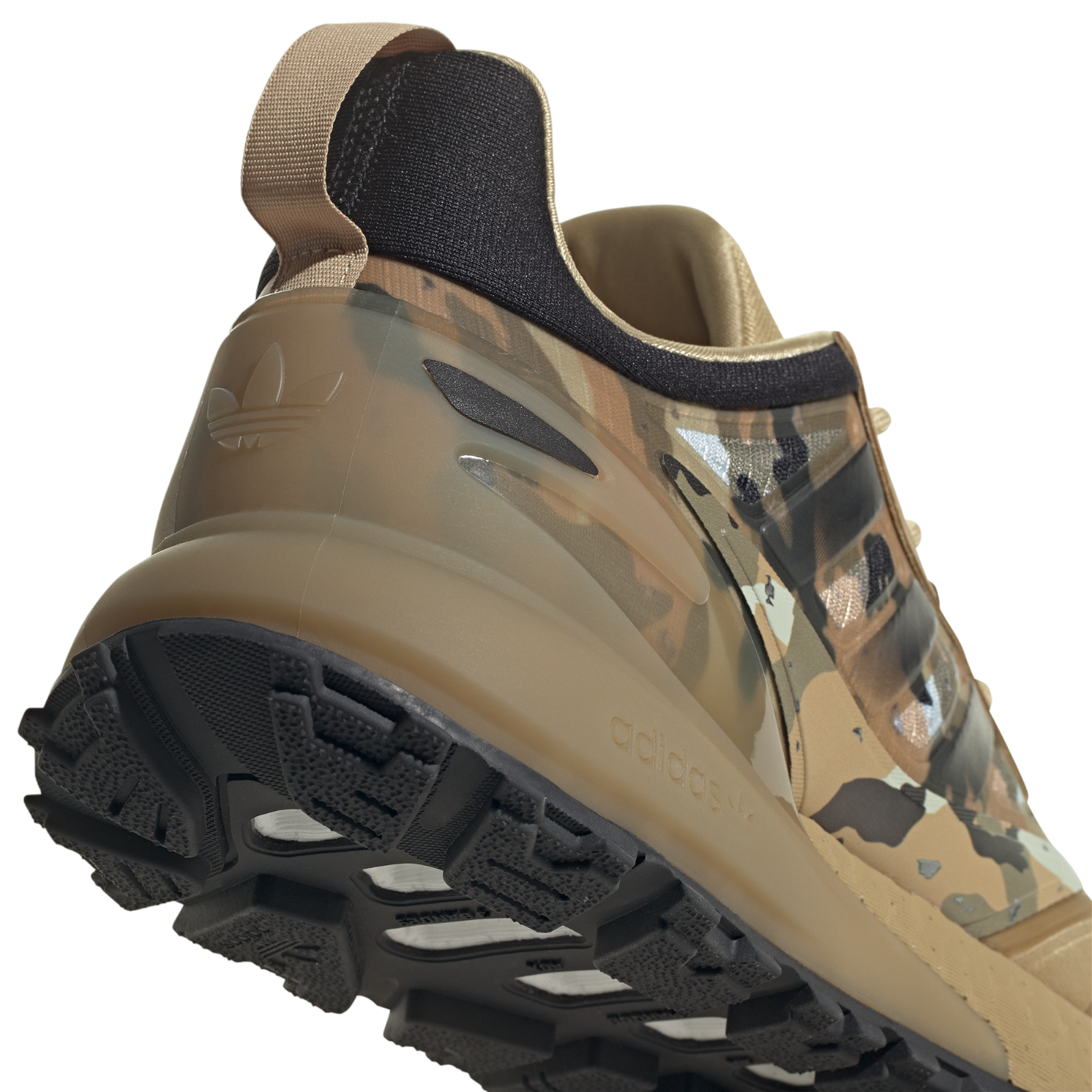 adidas Originals ZX 2K Boost 2.0 Trail Trainers - Camo Green - ViaductClothing -  -  