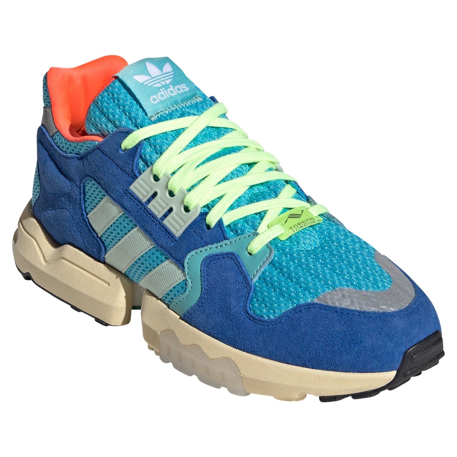 adidas Originals ZX Torsion Shoes - Bright Cyan - ViaductClothing -  -  